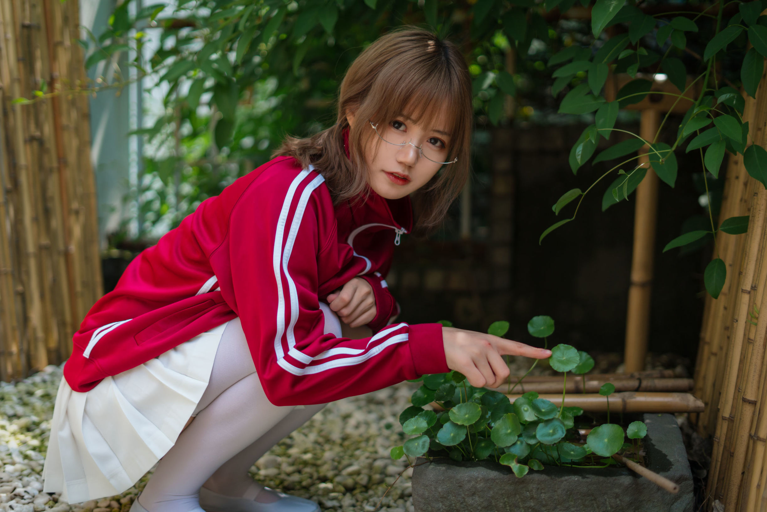 網紅COSER] 動漫博主小倉千代w - 紅色體操服