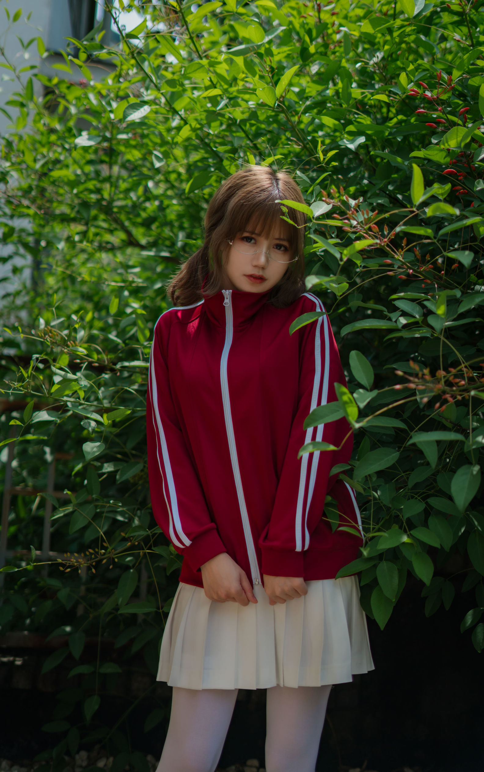網紅COSER] 動漫博主小倉千代w - 紅色體操服