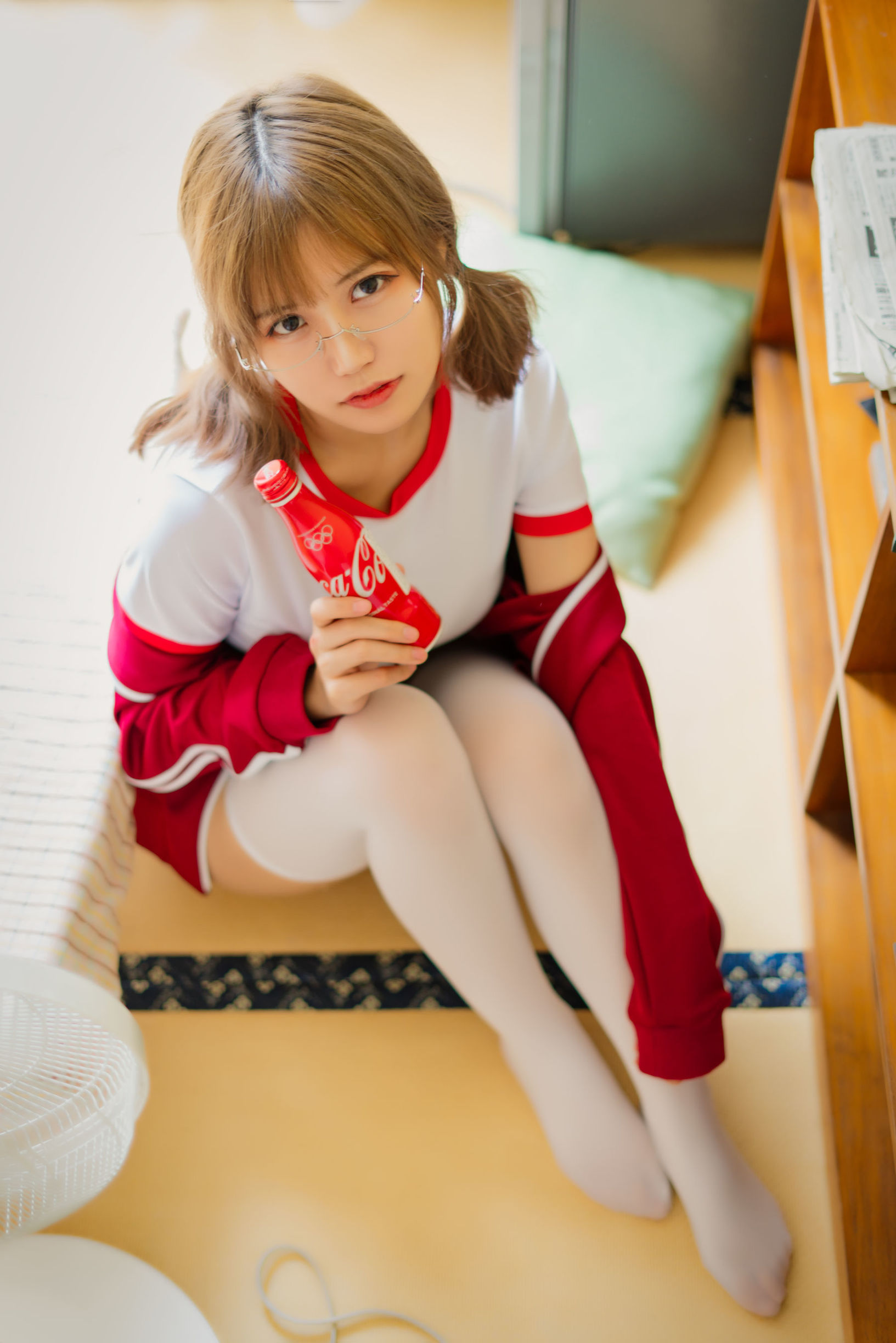 網紅COSER] 動漫博主小倉千代w - 紅色體操服