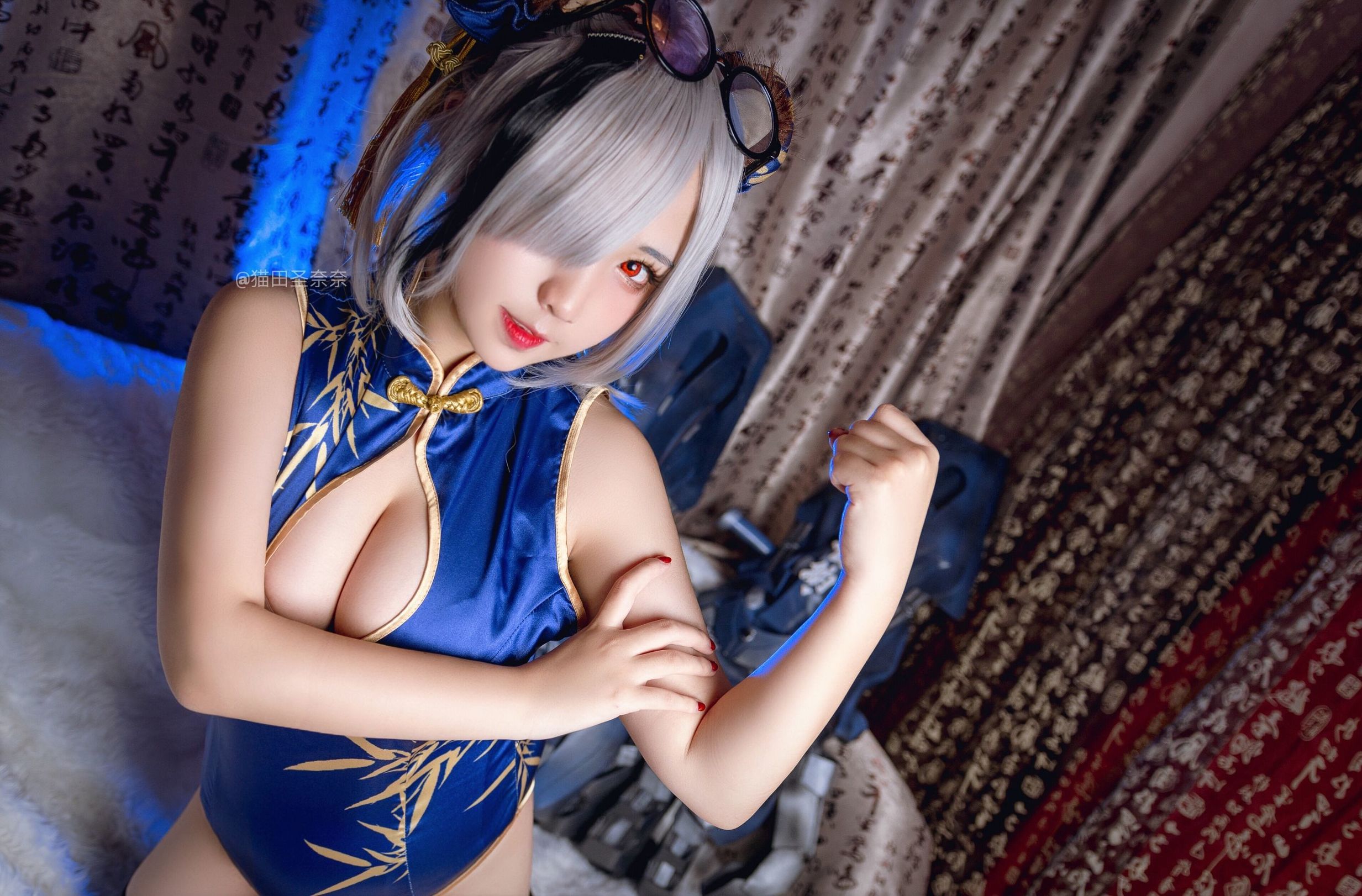 Internet Celebrity Coser] Anime Blogger Mao Tian Sheng Nai Nai - Panda