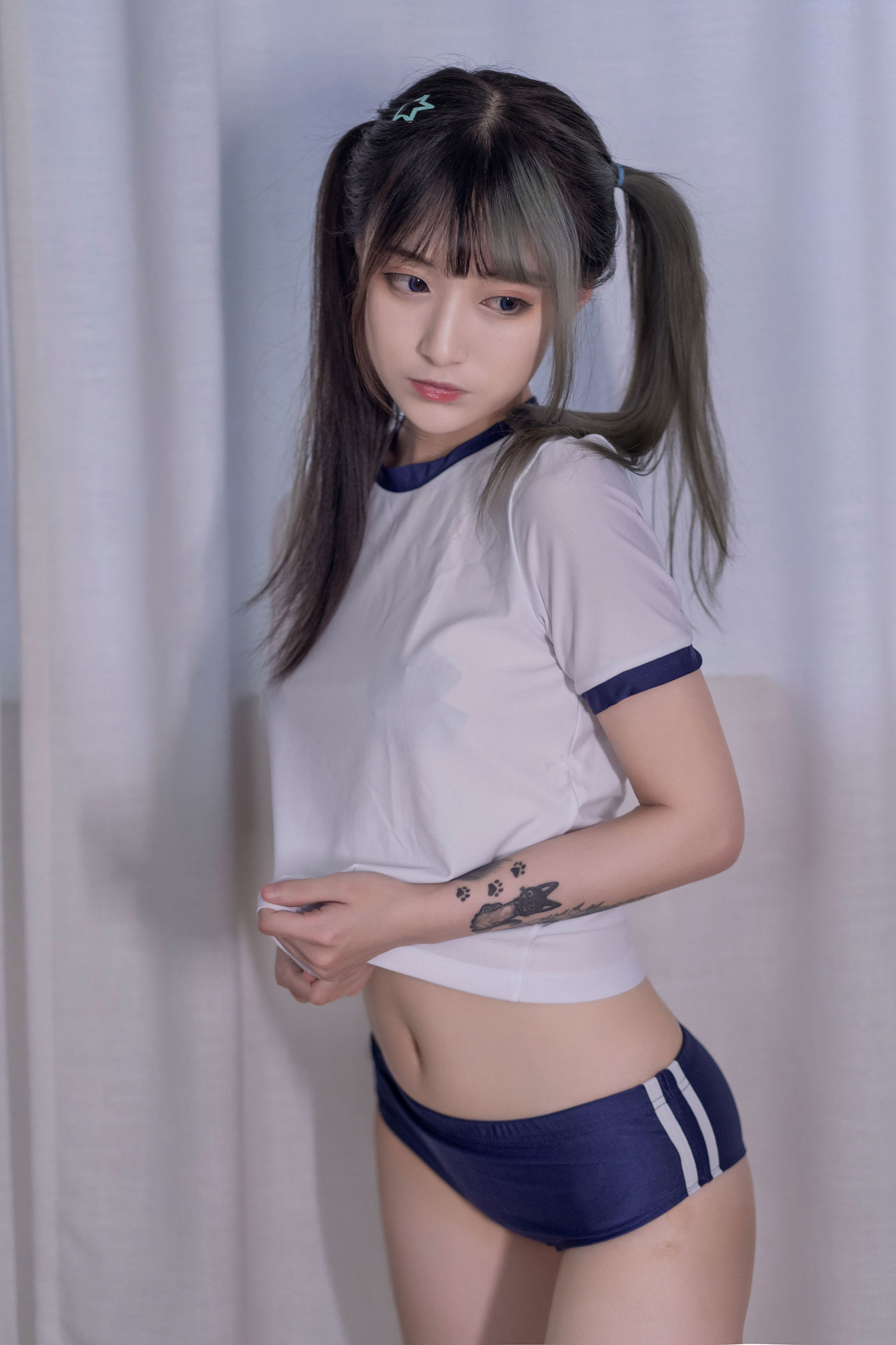 Netizen nổi tiếng COSER] Blogger anime Teppanyaki Ghost Dance w - Trang phục thể dục