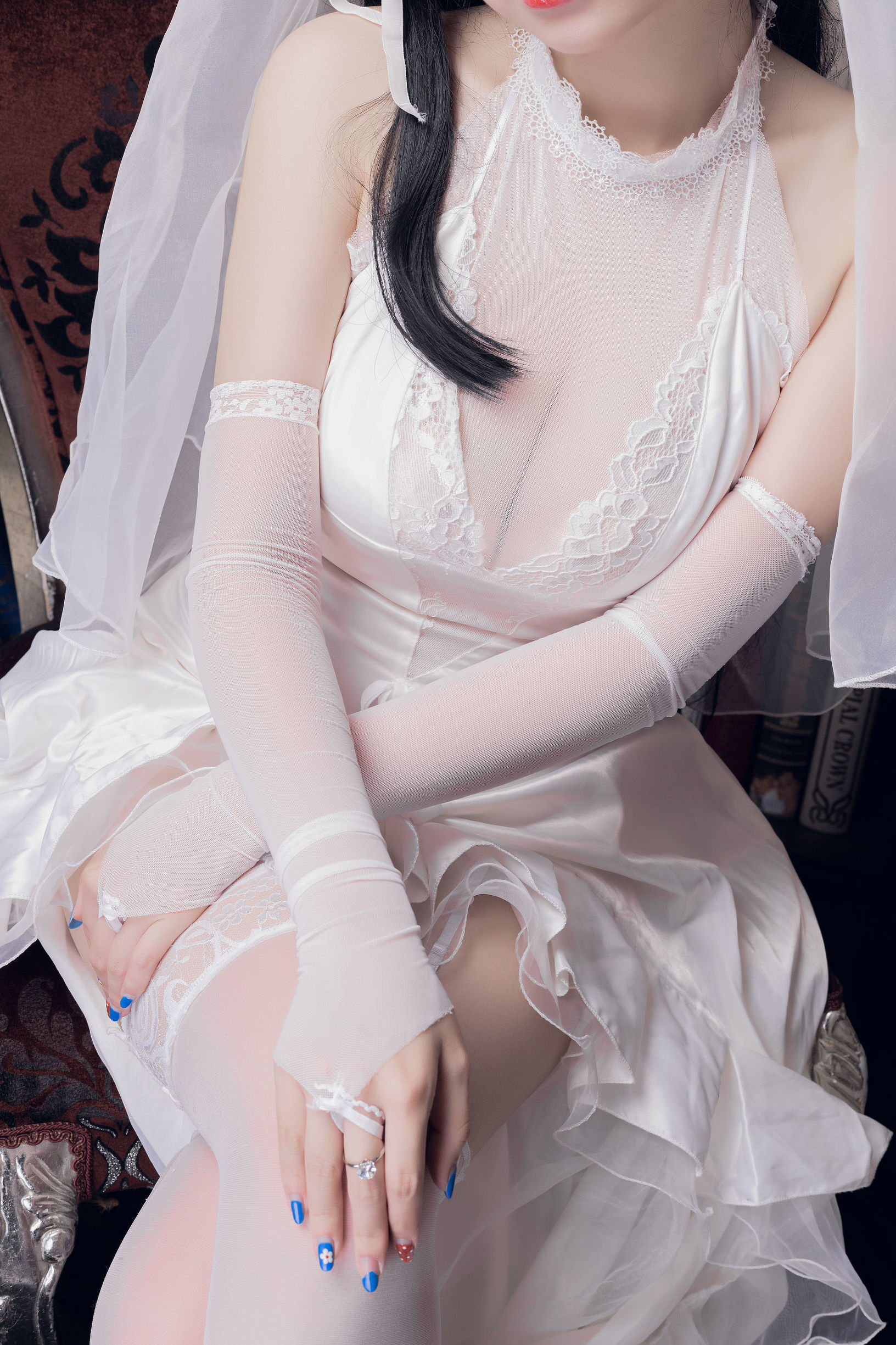 Coser Nổi Tiếng] Blogger Anime Tuyết Thanh Astra - Atago Cô Dâu