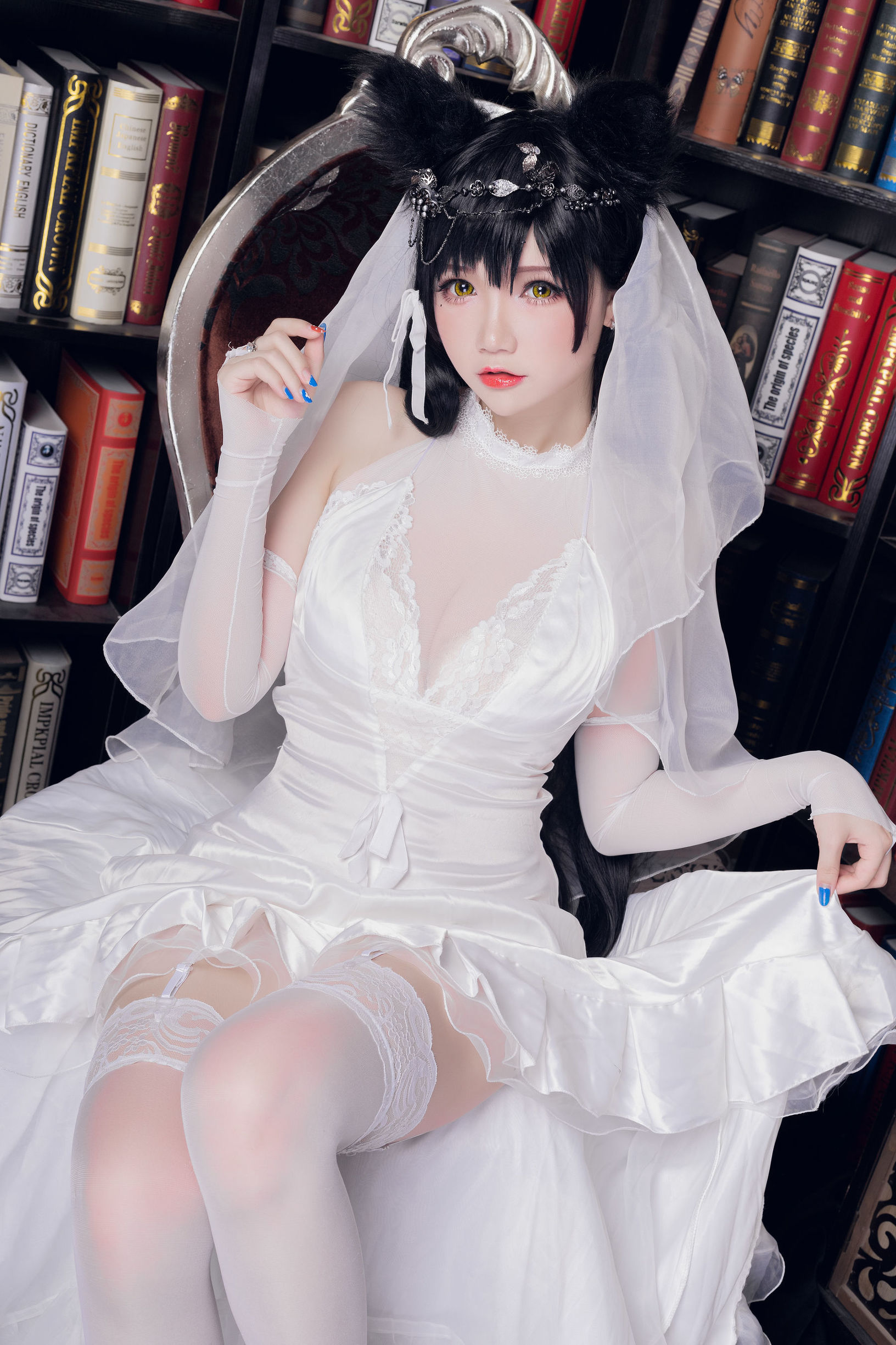 Coser Nổi Tiếng] Blogger Anime Tuyết Thanh Astra - Atago Cô Dâu