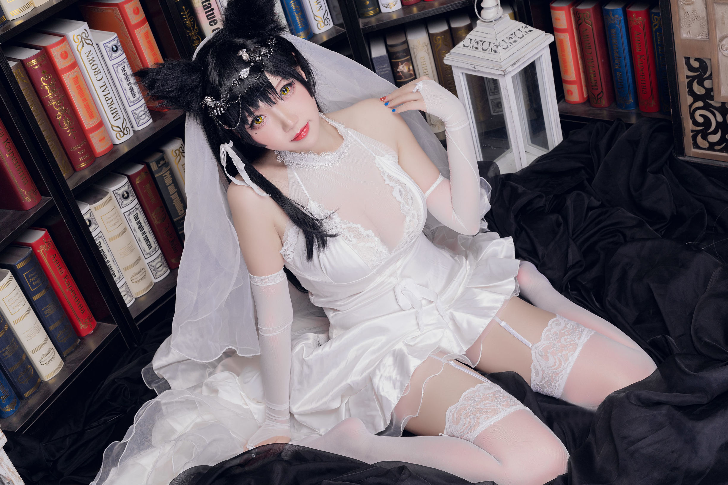 Coser Nổi Tiếng] Blogger Anime Tuyết Thanh Astra - Atago Cô Dâu