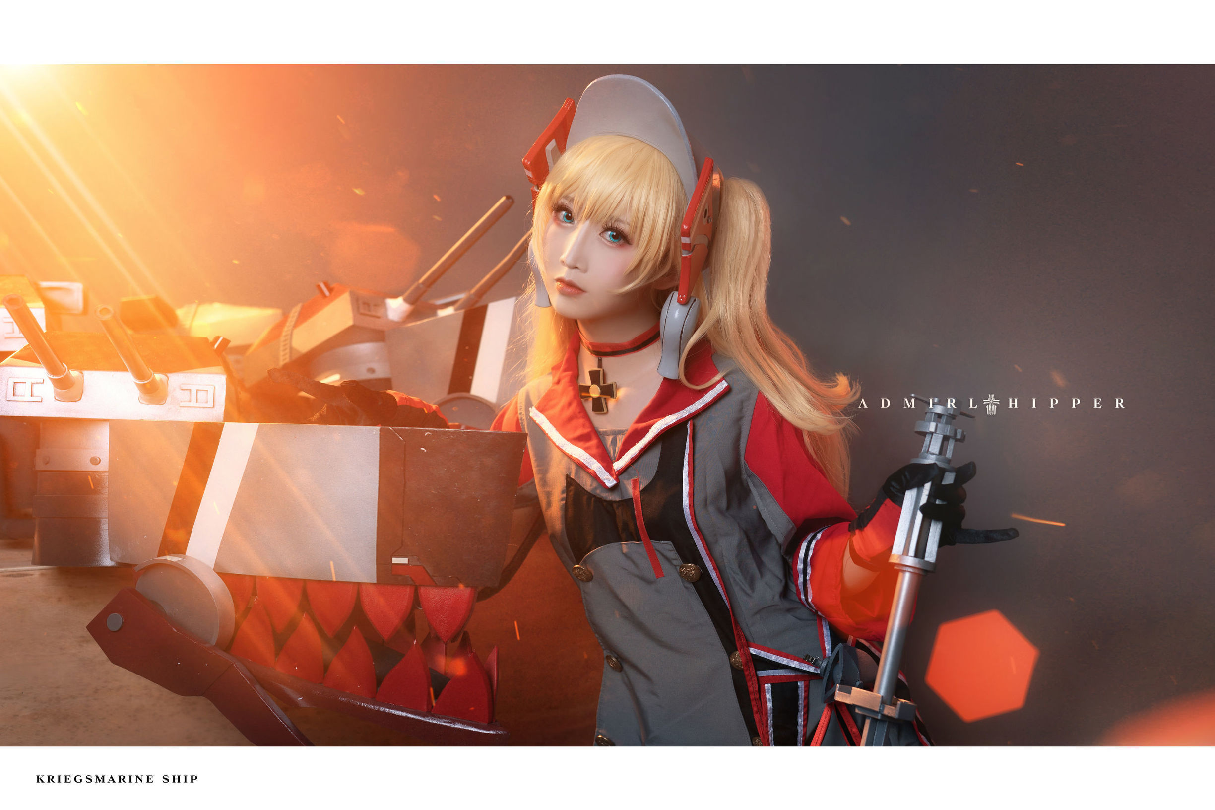 網紅COSER] 可愛人氣Coser麵餅仙兒 - 希佩爾上將