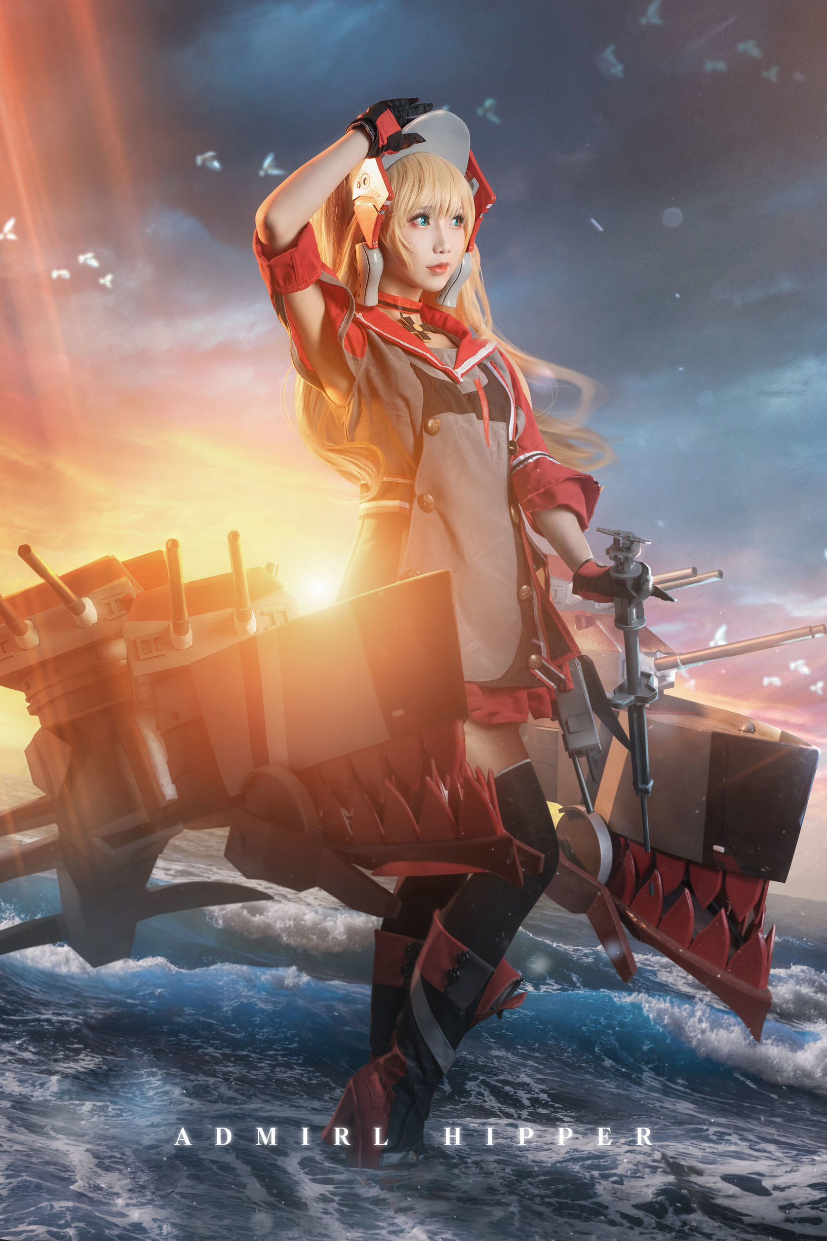 網紅COSER] 可愛人氣Coser麵餅仙兒 - 希佩爾上將
