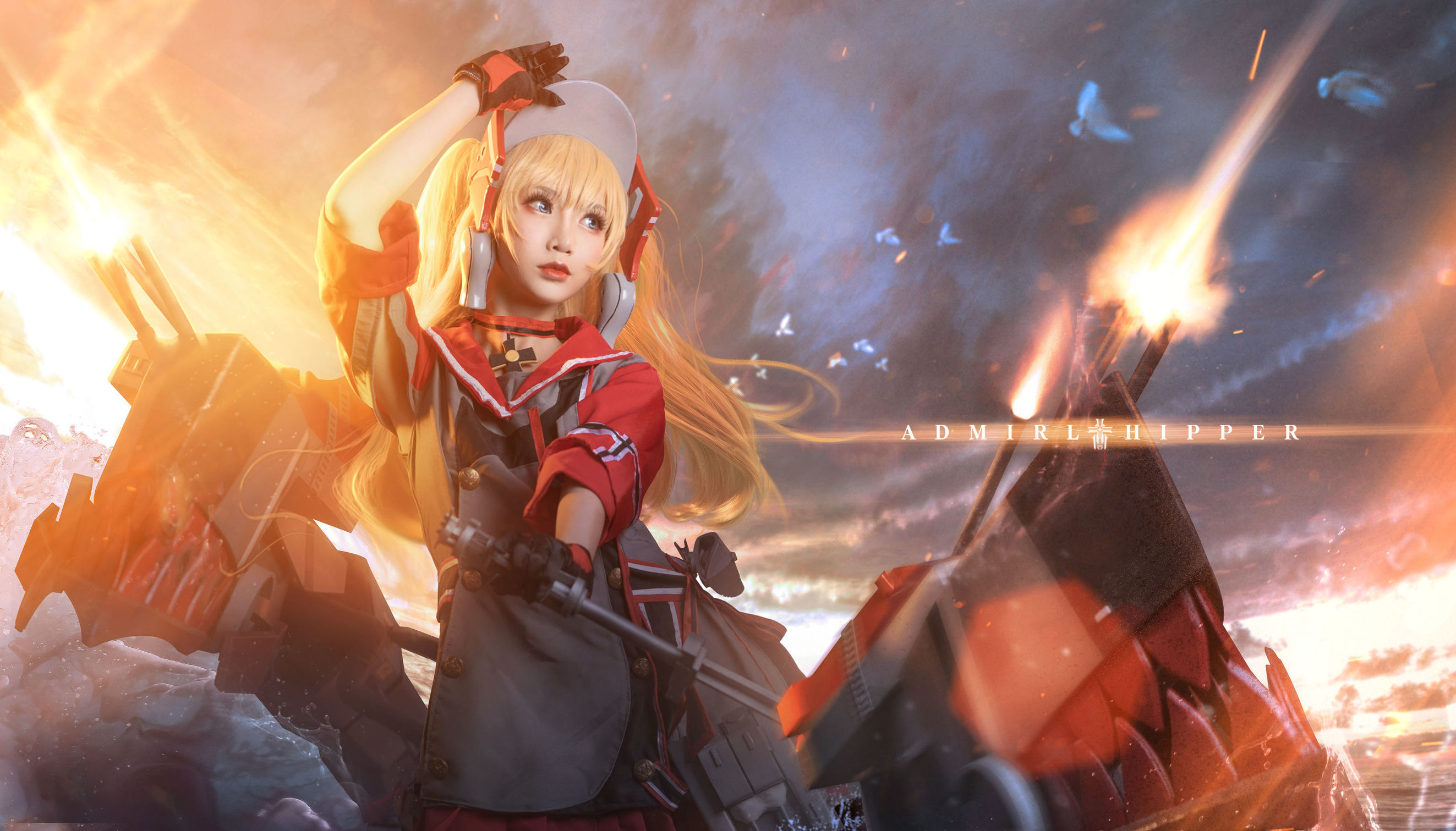 網紅COSER] 可愛人氣Coser麵餅仙兒 - 希佩爾上將