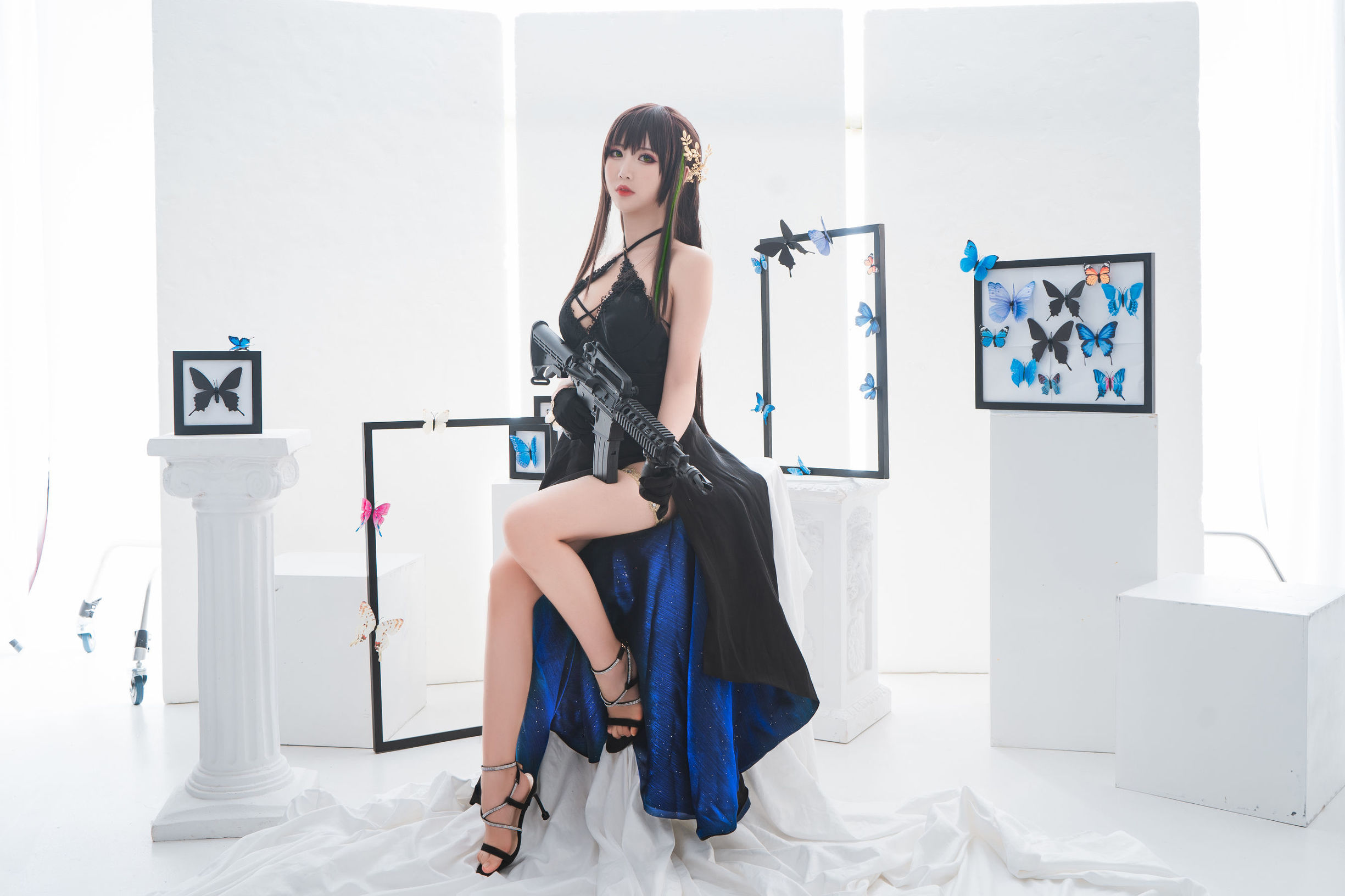 網紅COSER] 可愛人氣Coser麵餅仙兒 - M4A1