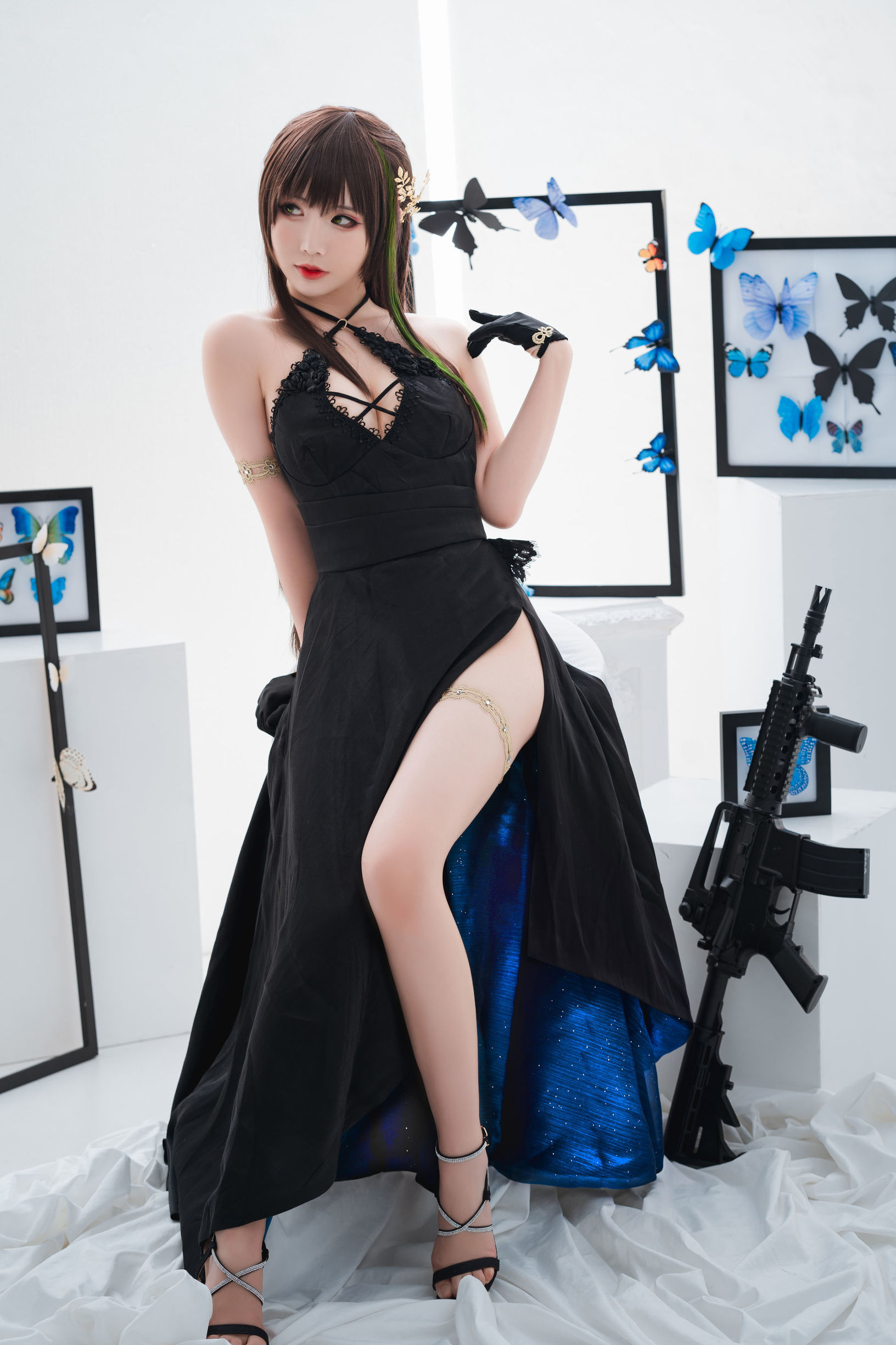 網紅COSER] 可愛人氣Coser麵餅仙兒 - M4A1
