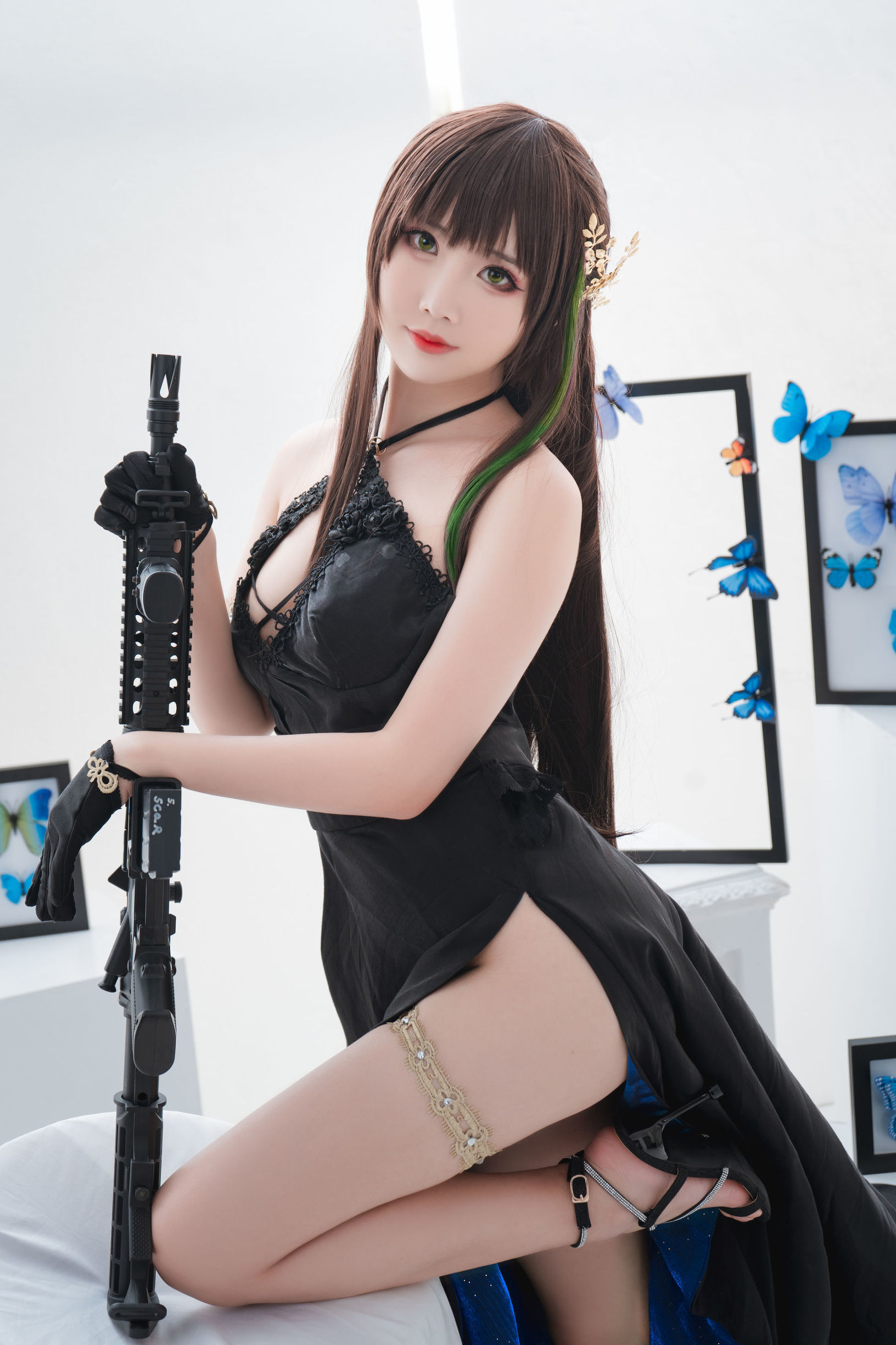 ネット紅COSER] 可愛い人気のコスプレイヤー メンピンセンエル - M4A1