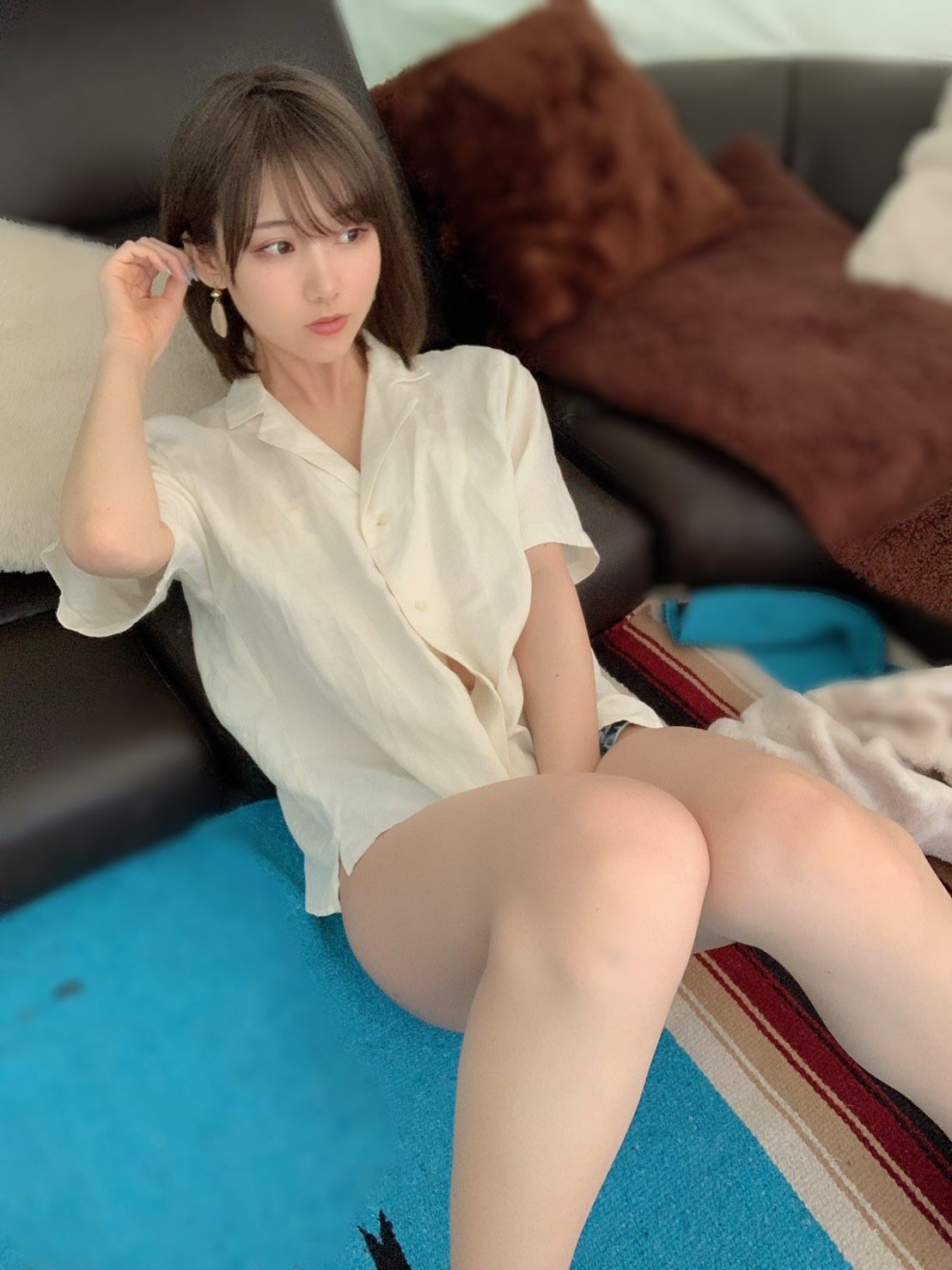 Net Red COSER] Nhật Bản COSER Ngọt Ngào Kenken [Fantia] 2020.08 Áo Tắm Kẻ Carô