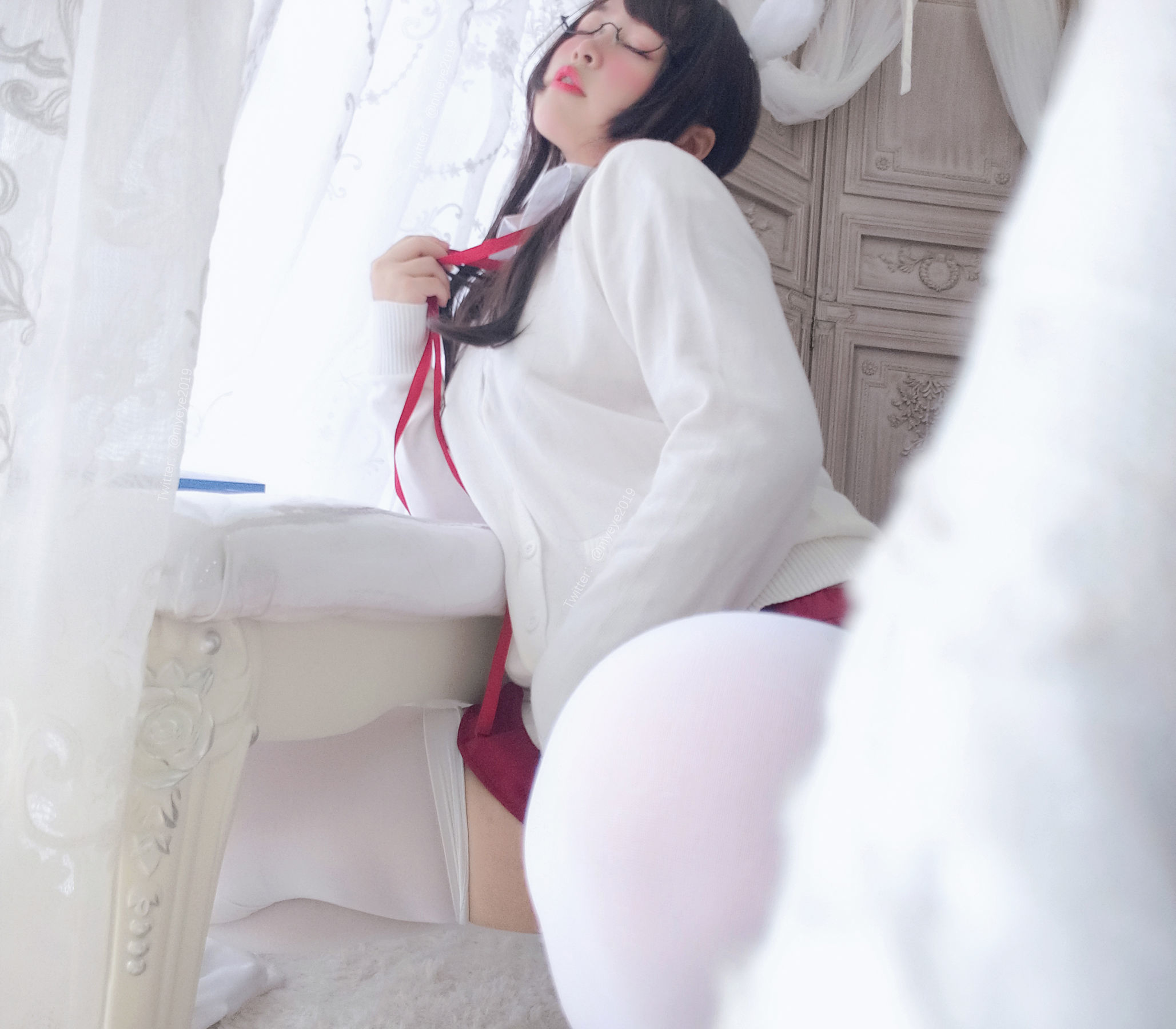 網紅COSER] 萌系小姐姐-白烨- - 發情期