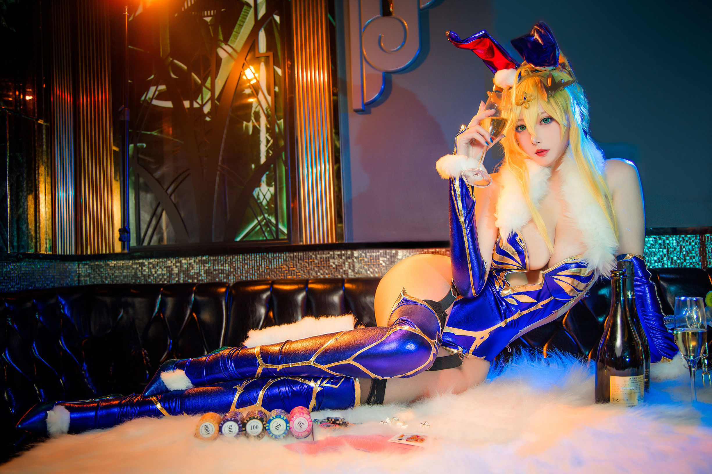 ネットのコスプレイヤー] 高颜値コスプレイヤー念念_D - 白枪呆兔女郎
