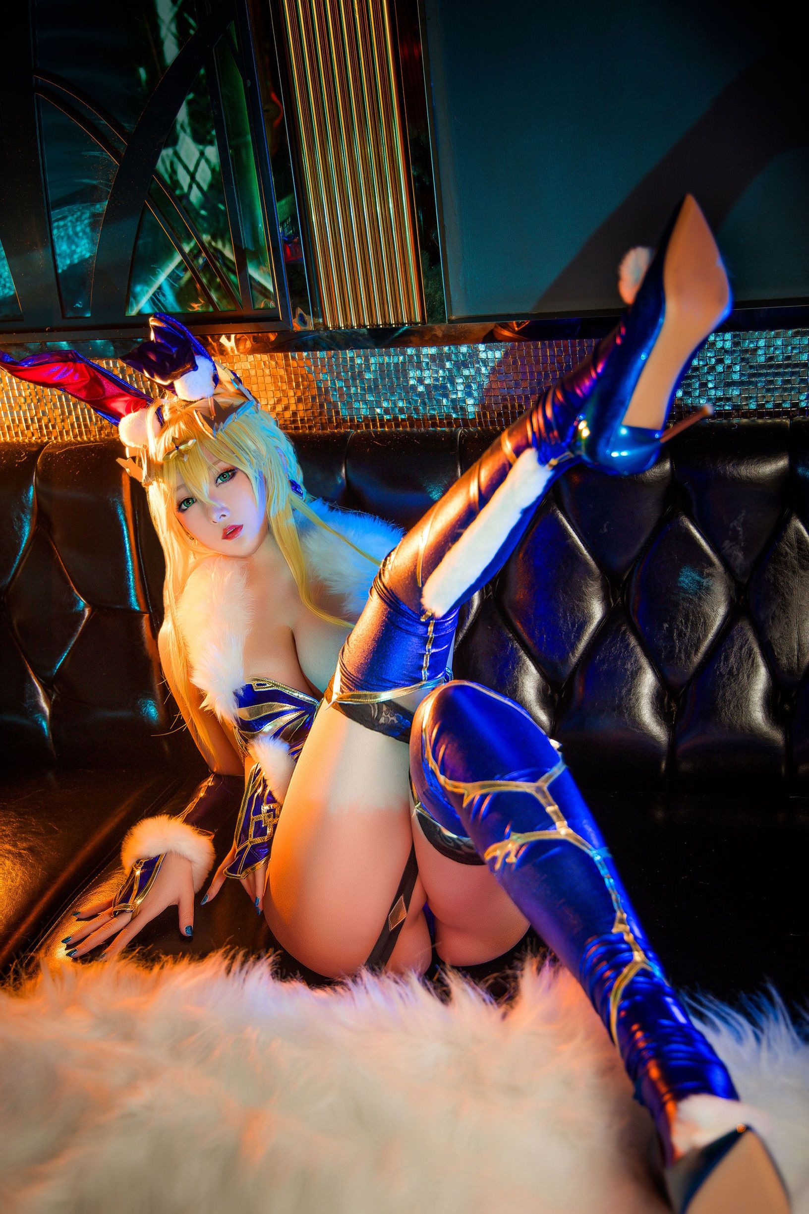 ネットのコスプレイヤー] 高颜値コスプレイヤー念念_D - 白枪呆兔女郎