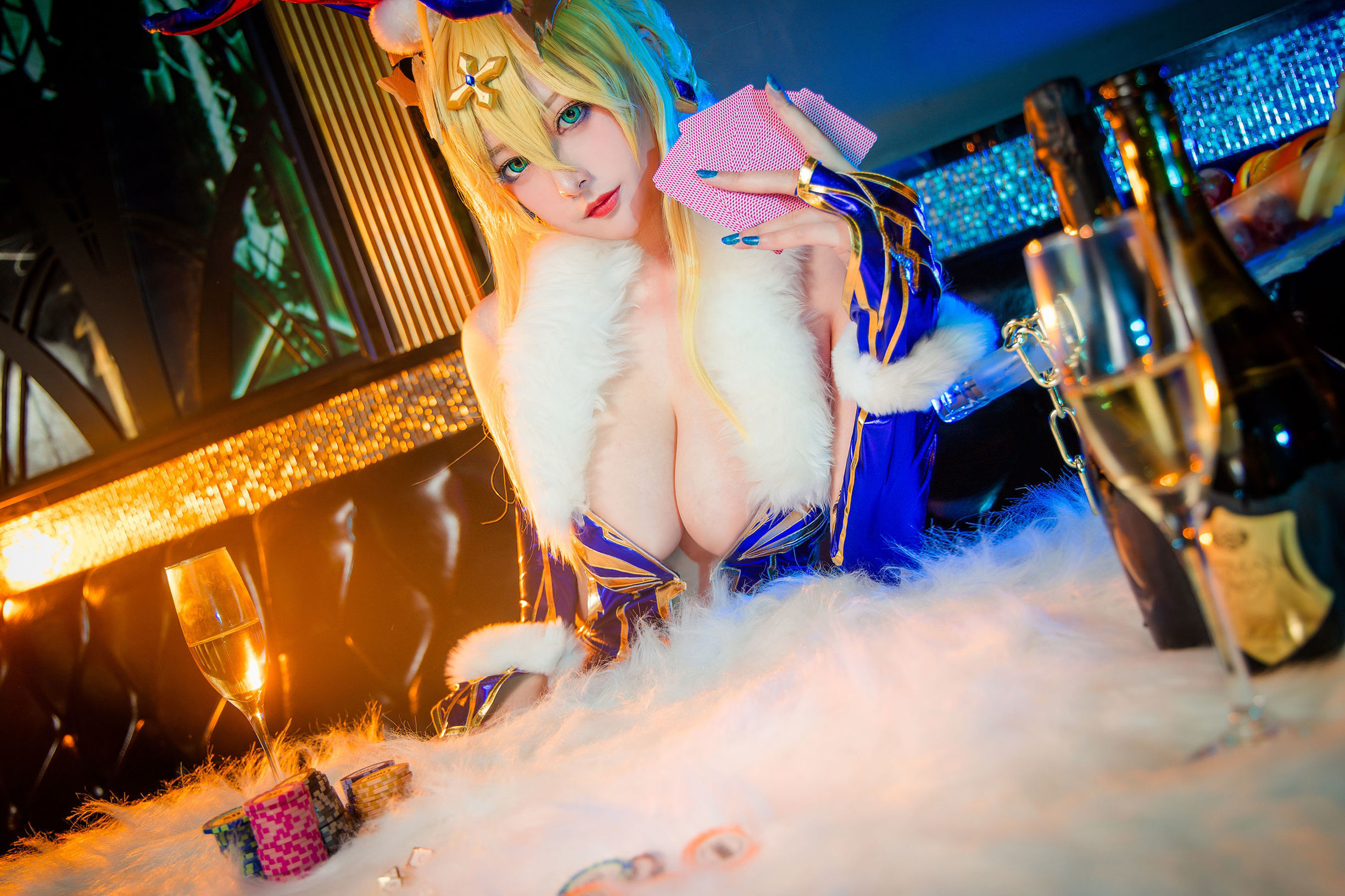 ネットのコスプレイヤー] 高颜値コスプレイヤー念念_D - 白枪呆兔女郎