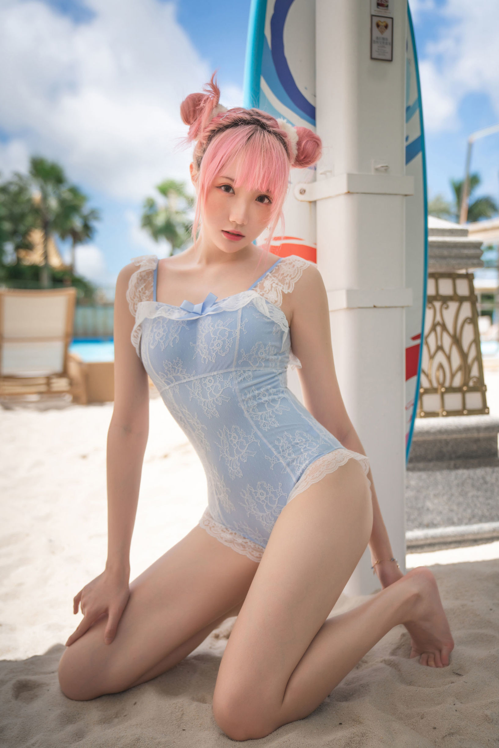 เน็ตไอดอลโคเซอร์] Coserกัวซีจางฟาไร - ชุดว่ายน้ำพักร้อน