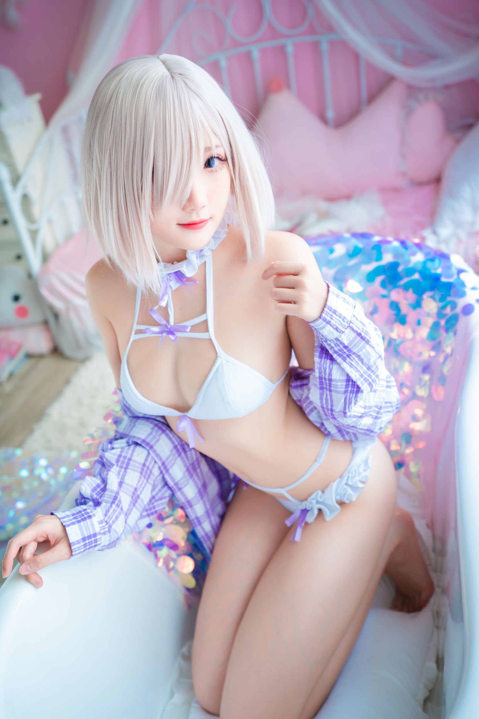 เน็ตไอดอล COSER] Coser กัวซีจาง สวัสดิการ - มัชชู ชุดชั้นใน