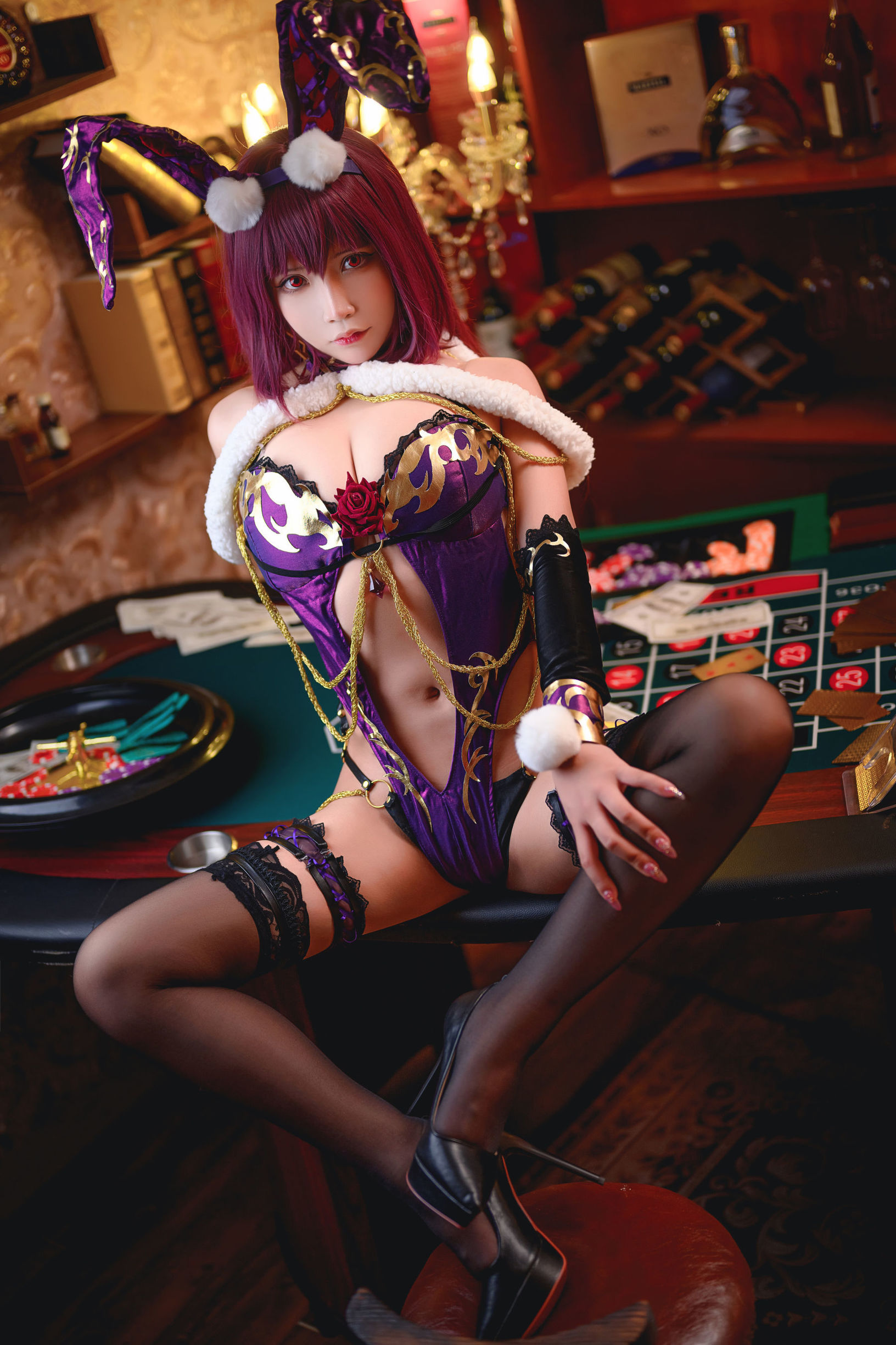 ネットレッド COSER] 二次元ガールがモシAAを抱き去る - バニーガール