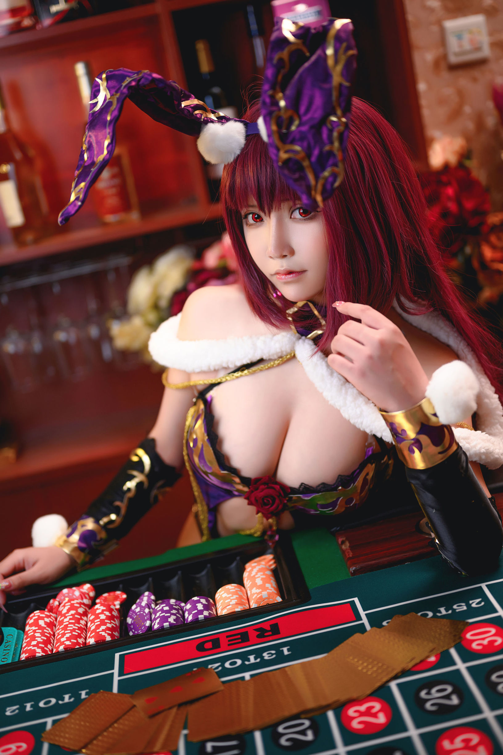 ネットレッド COSER] 二次元ガールがモシAAを抱き去る - バニーガール