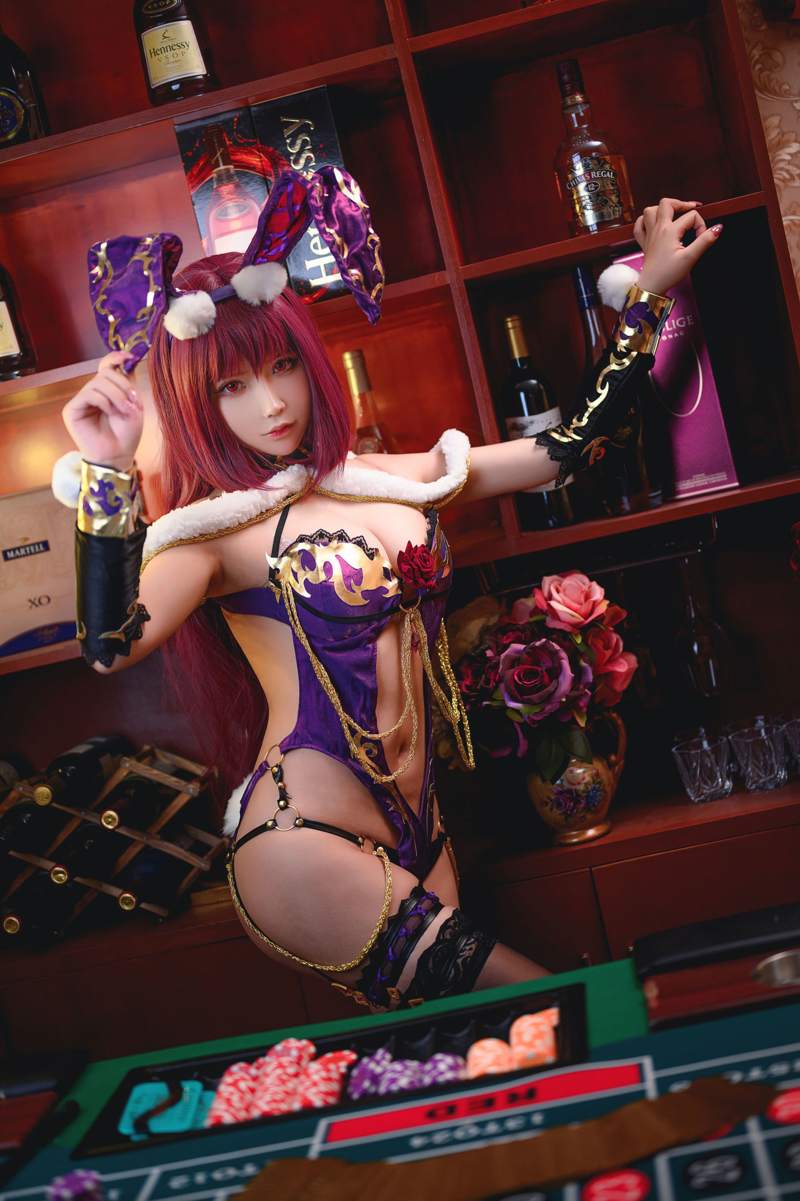 Net hồng Coser] Cô gái 2D ôm Mozi aa - Cô gái thỏ