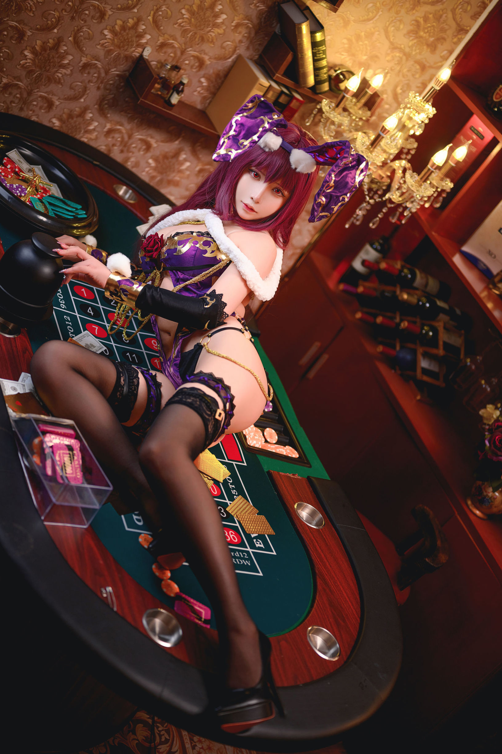 ネットレッド COSER] 二次元ガールがモシAAを抱き去る - バニーガール