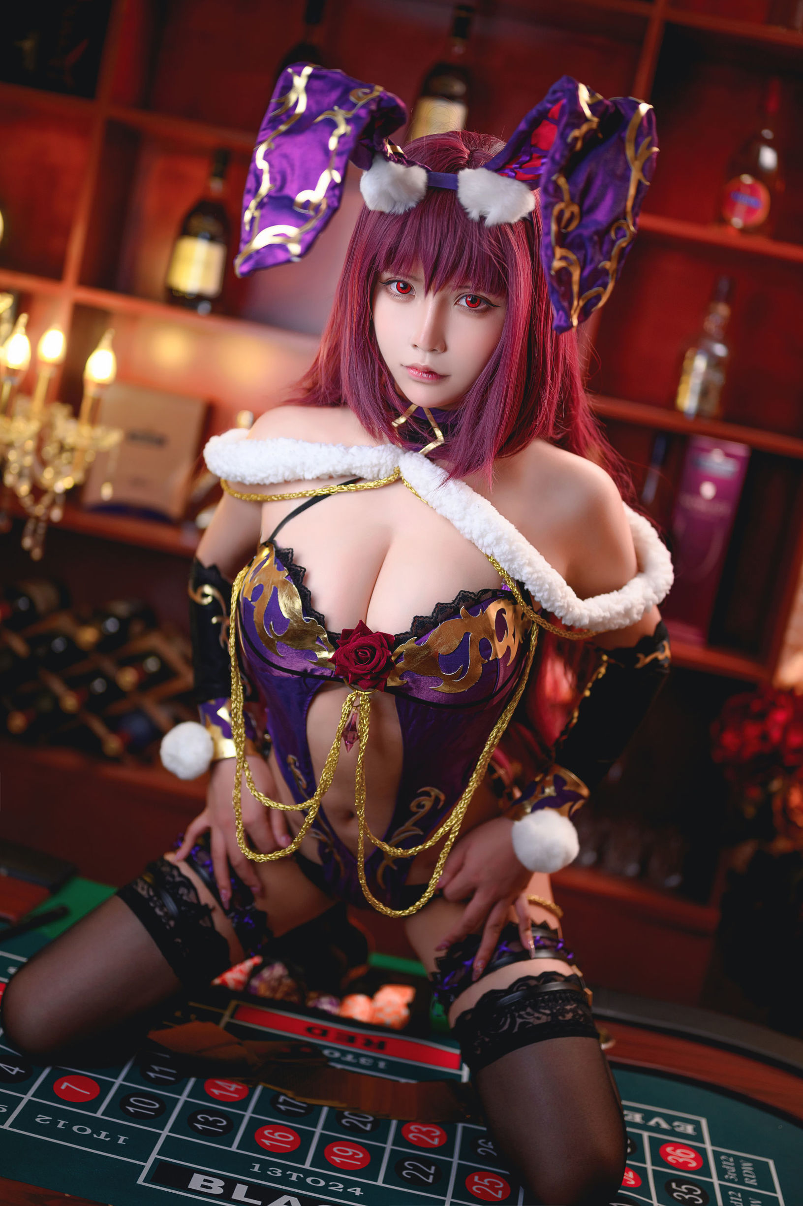 ネットレッド COSER] 二次元ガールがモシAAを抱き去る - バニーガール