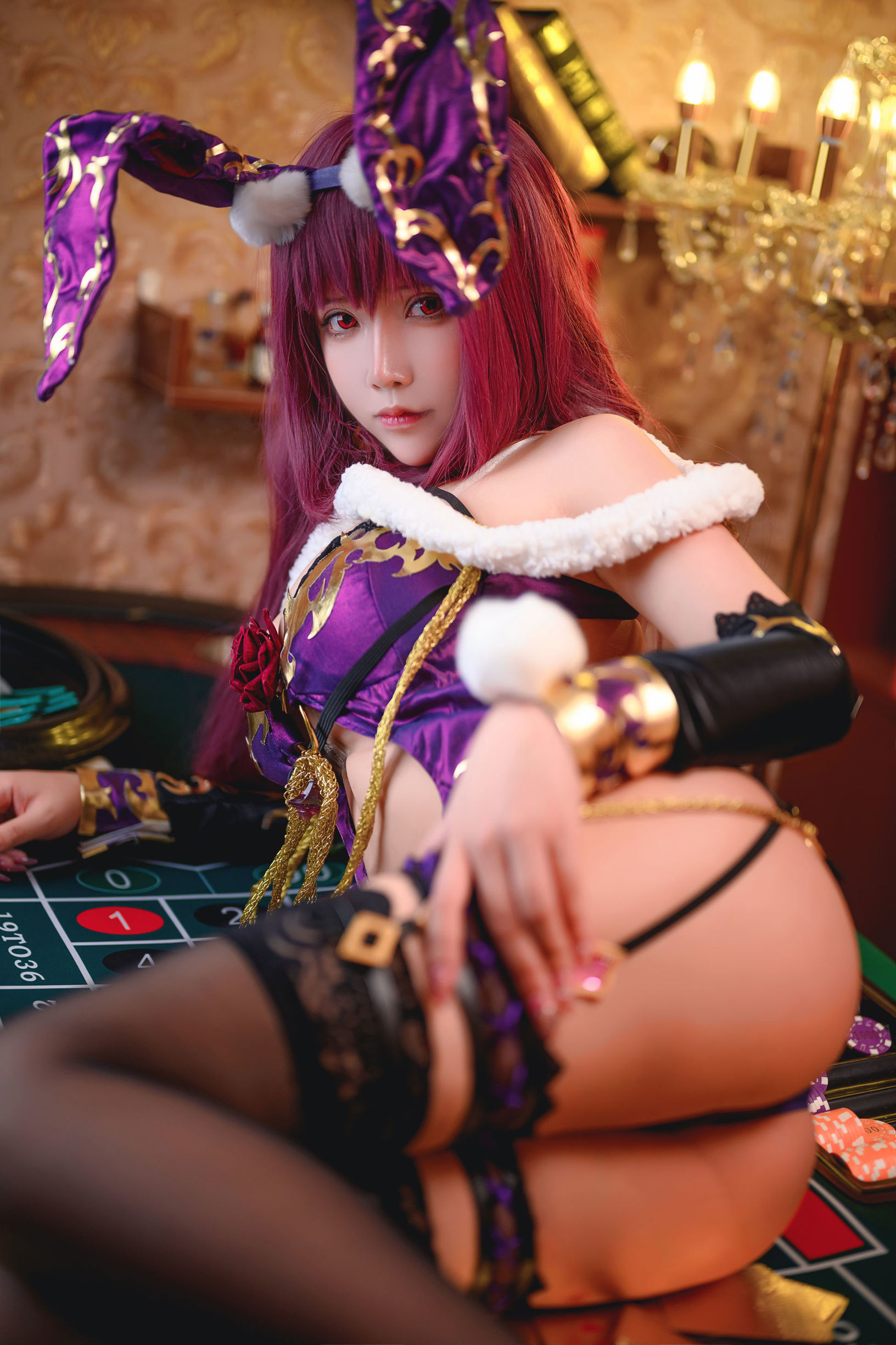 ネットレッド COSER] 二次元ガールがモシAAを抱き去る - バニーガール