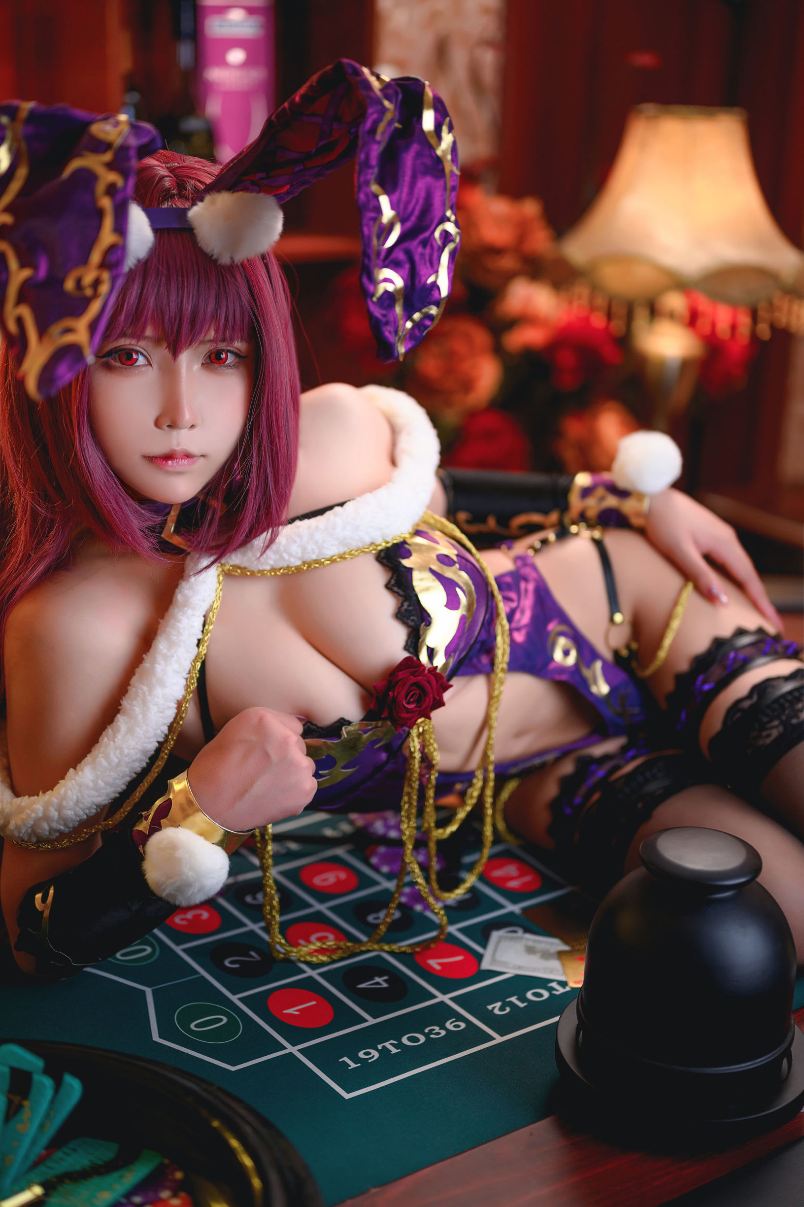ネットレッド COSER] 二次元ガールがモシAAを抱き去る - バニーガール