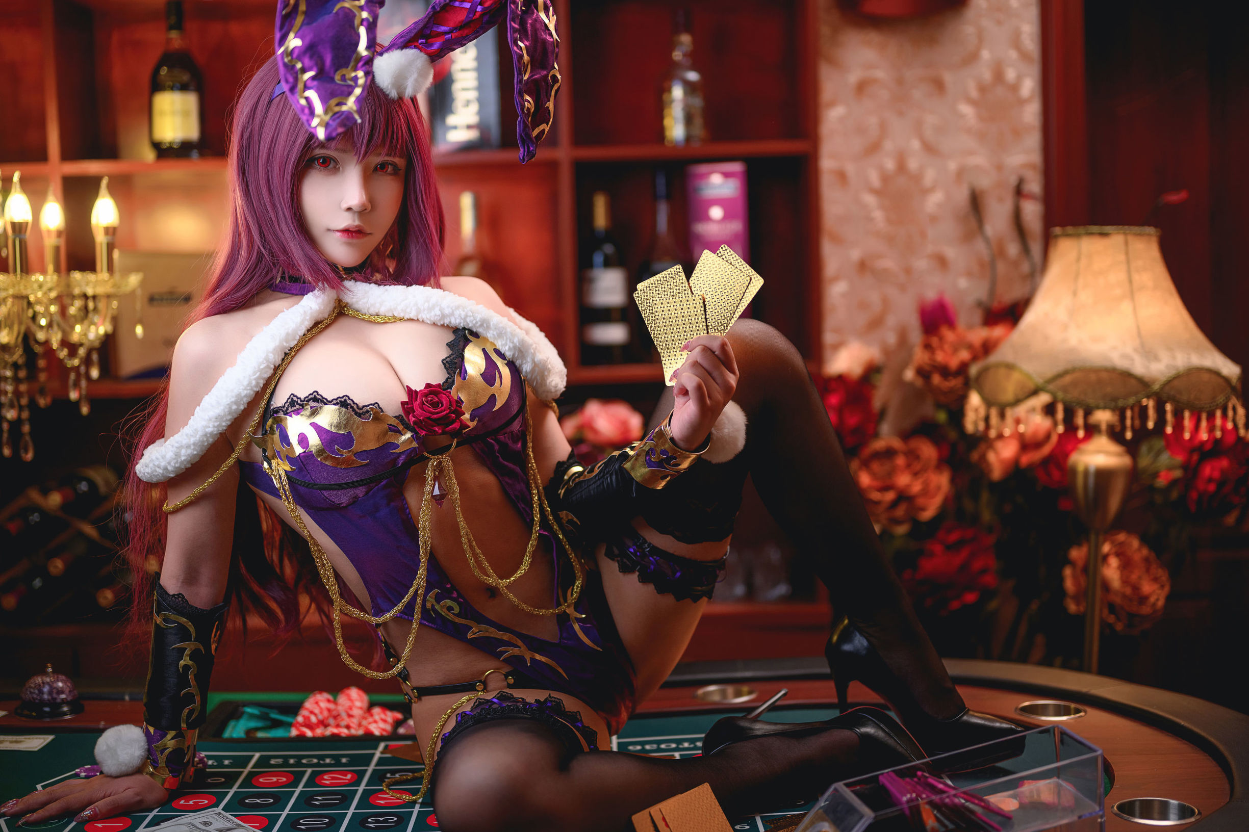 ネットレッド COSER] 二次元ガールがモシAAを抱き去る - バニーガール