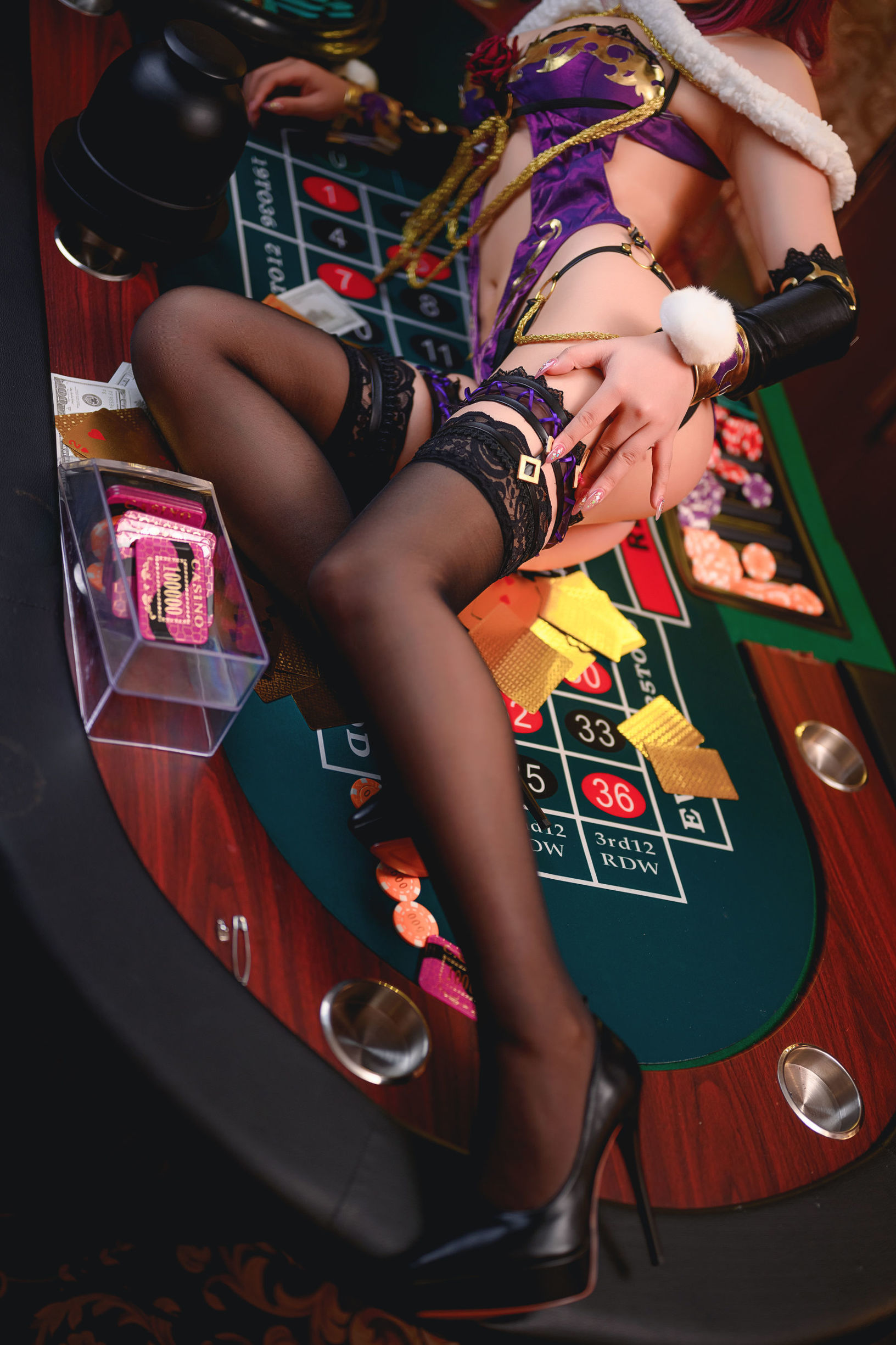 ネットレッド COSER] 二次元ガールがモシAAを抱き去る - バニーガール