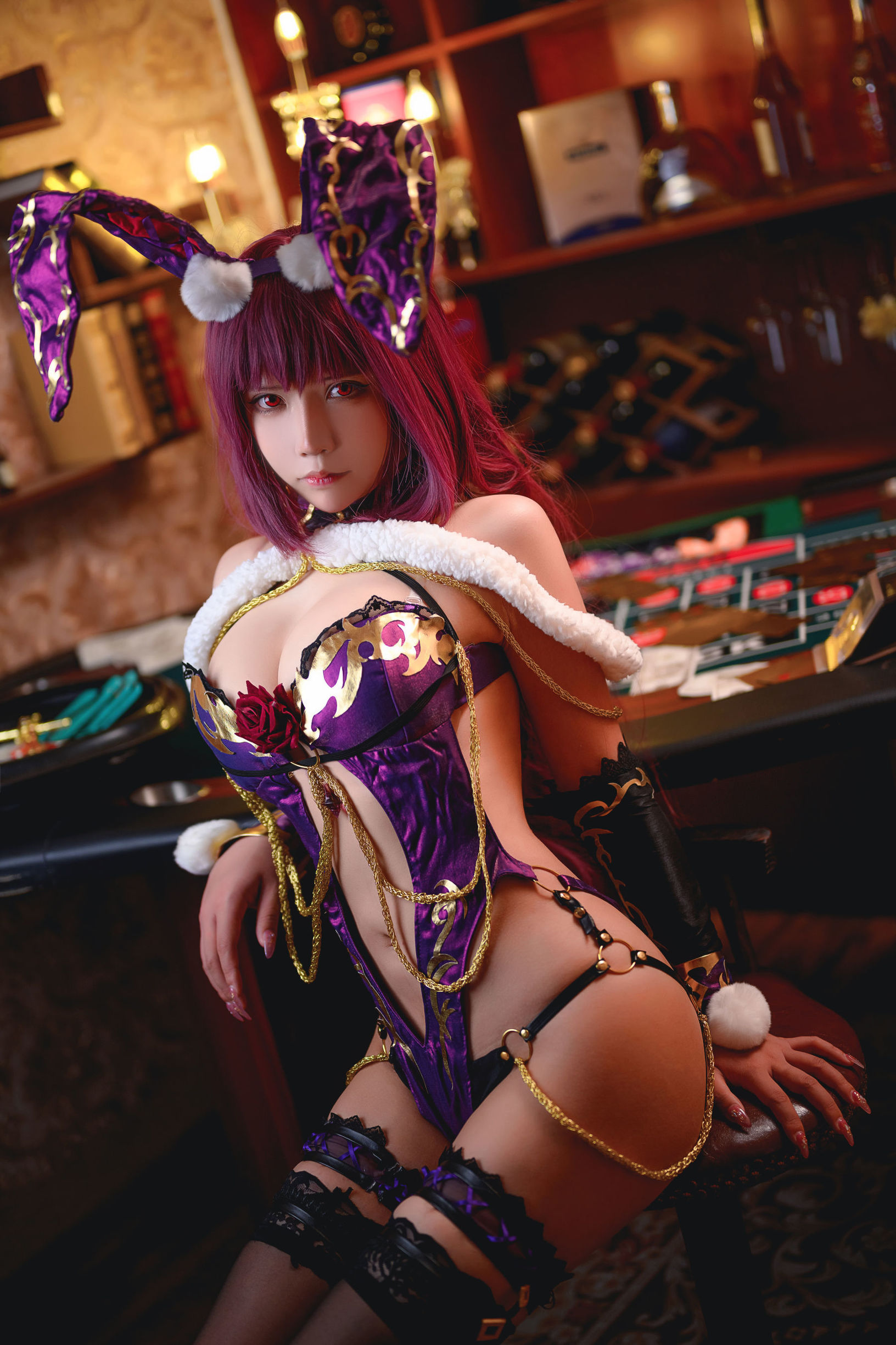 ネットレッド COSER] 二次元ガールがモシAAを抱き去る - バニーガール