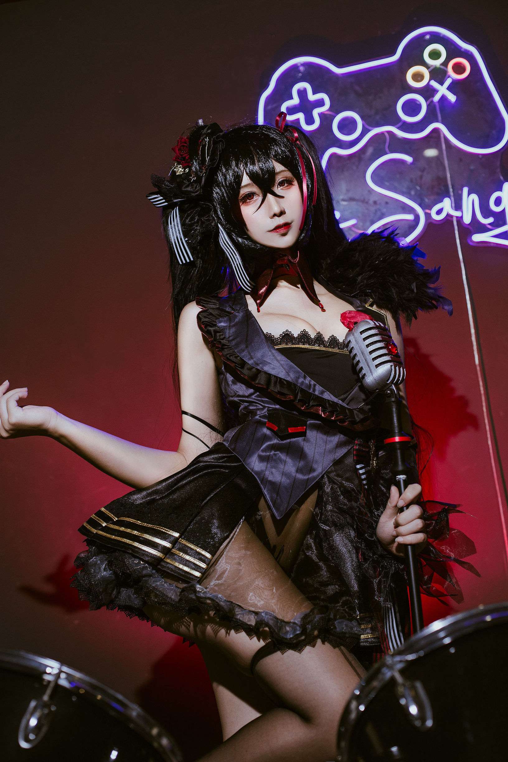 Netizen Nổi Tiếng Coser] Blogger Anime Cửu Khúc Jean - Trang phục hát của Đại Phong