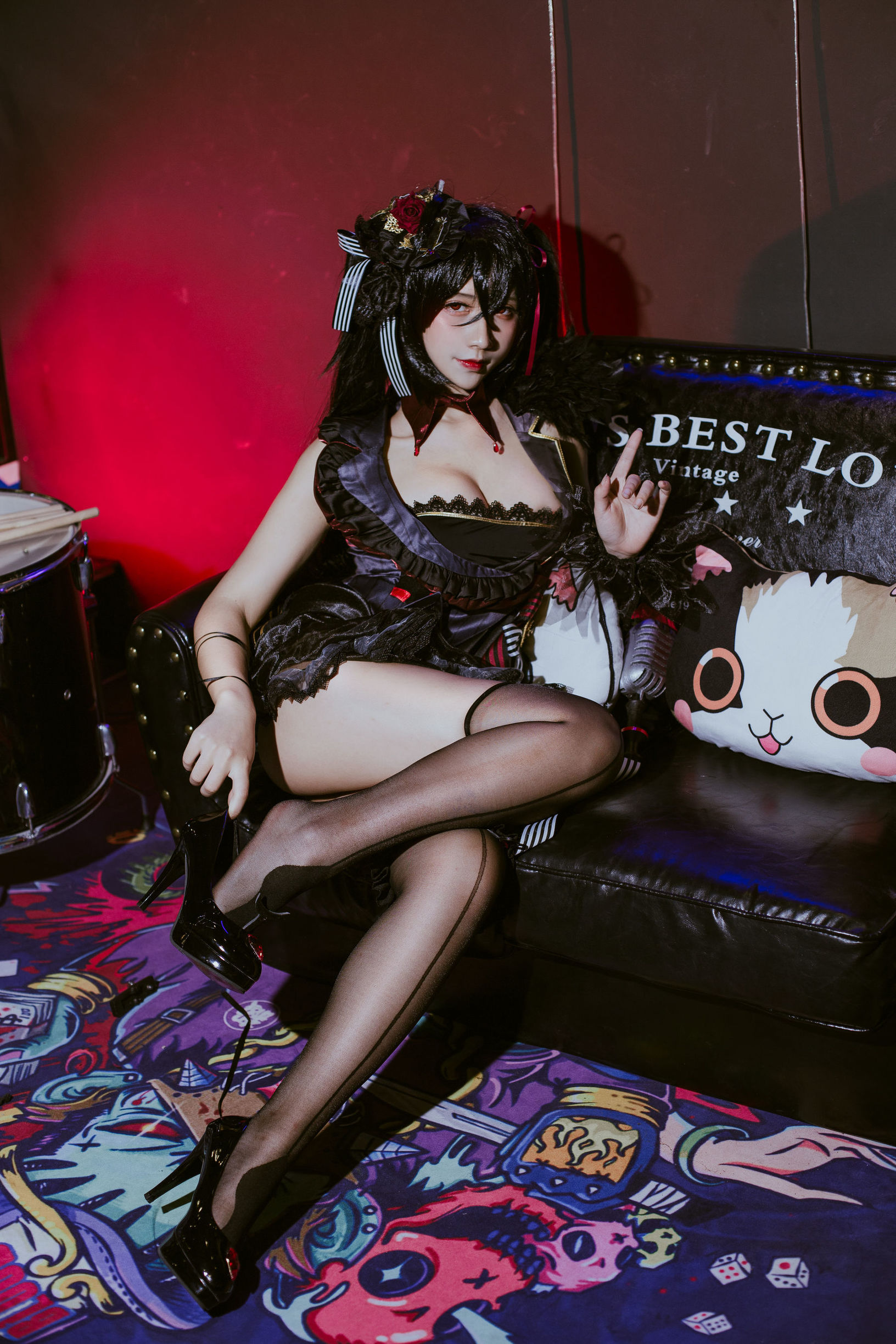 網紅COSER] 動漫博主九曲Jean - 大鳳打歌服