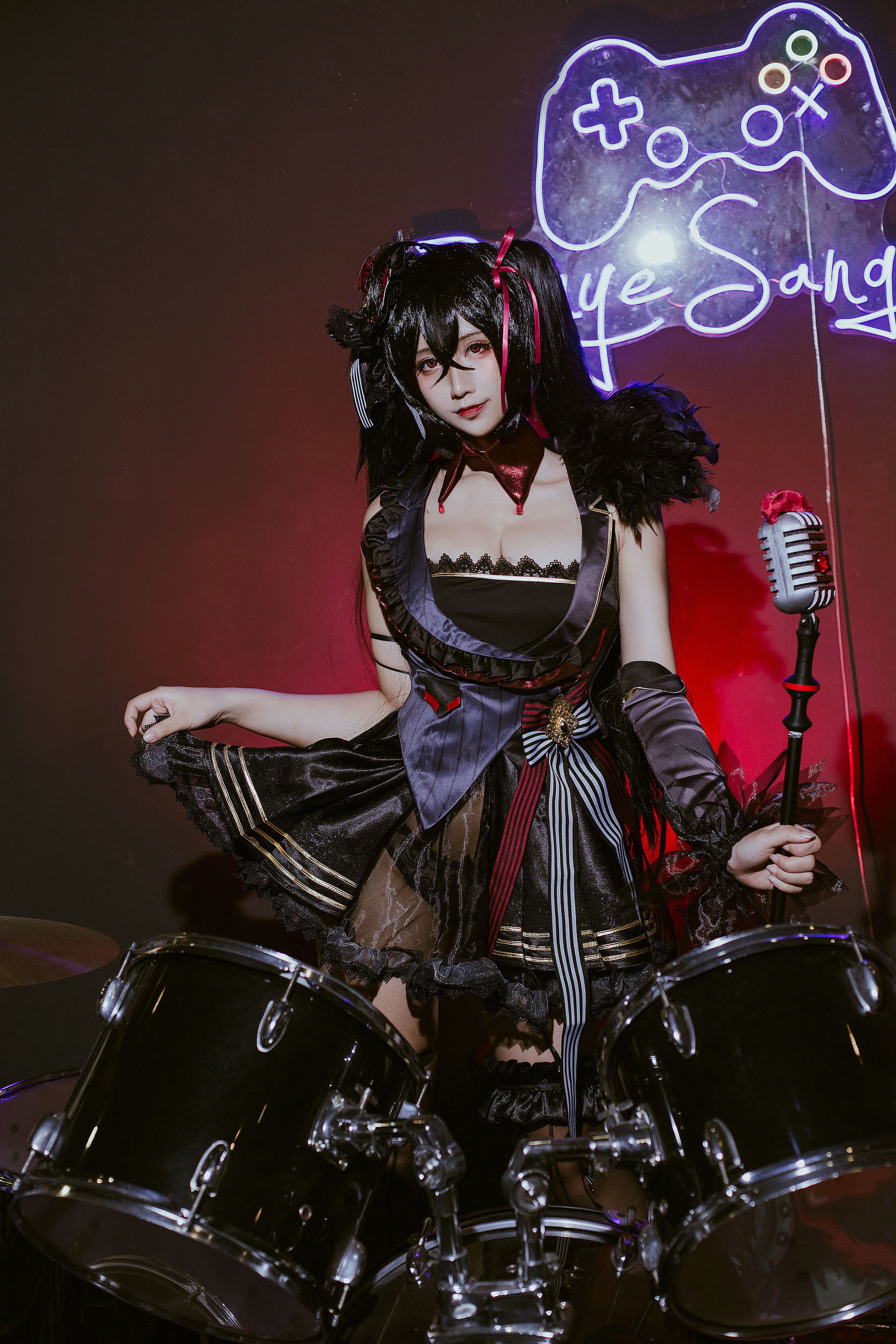 Internet Celebrity Coser] Anime Blogger Jiu Qu Jean - Da Feng Singing Outfit
