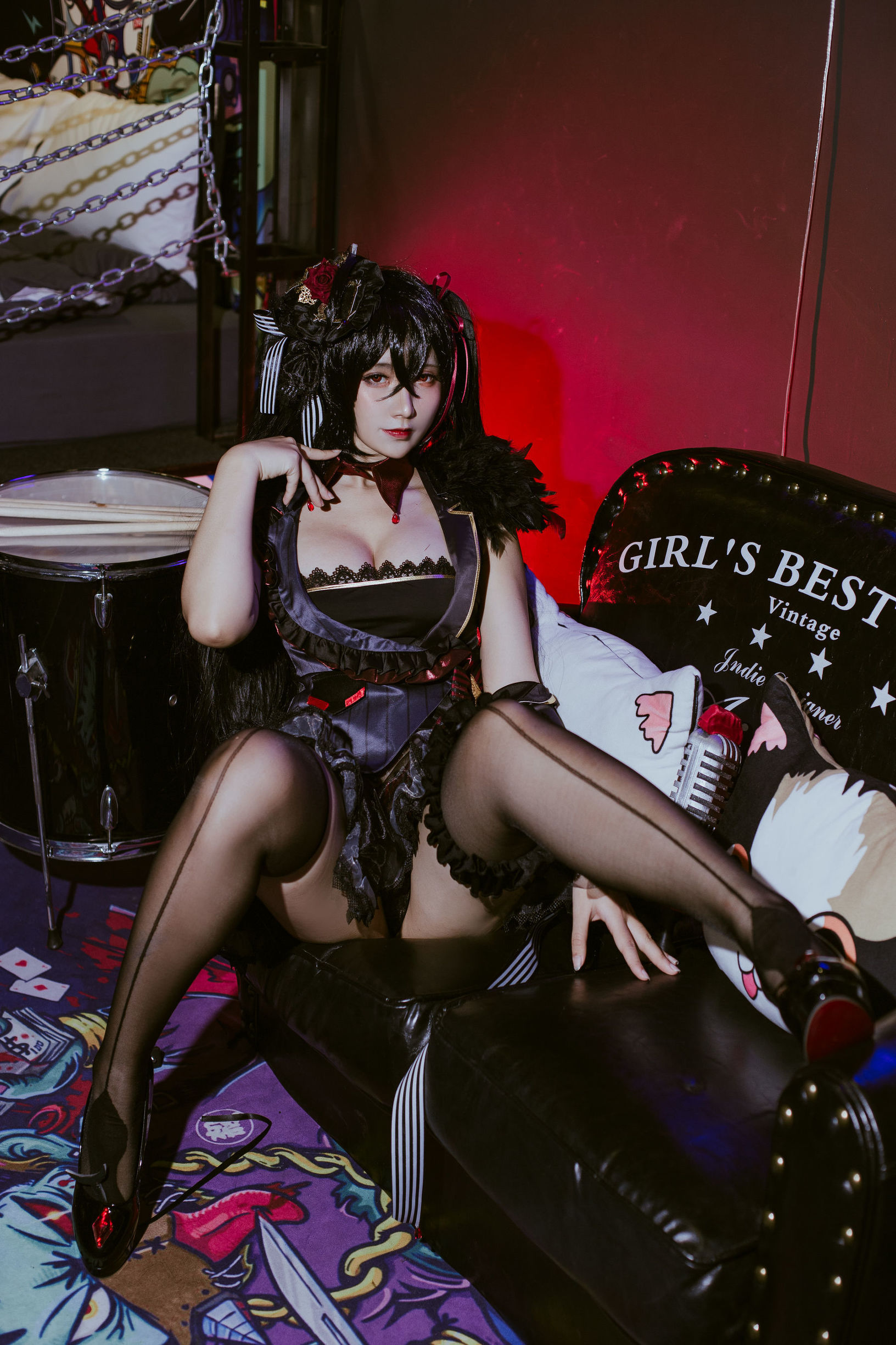 Netizen Nổi Tiếng Coser] Blogger Anime Cửu Khúc Jean - Trang phục hát của Đại Phong