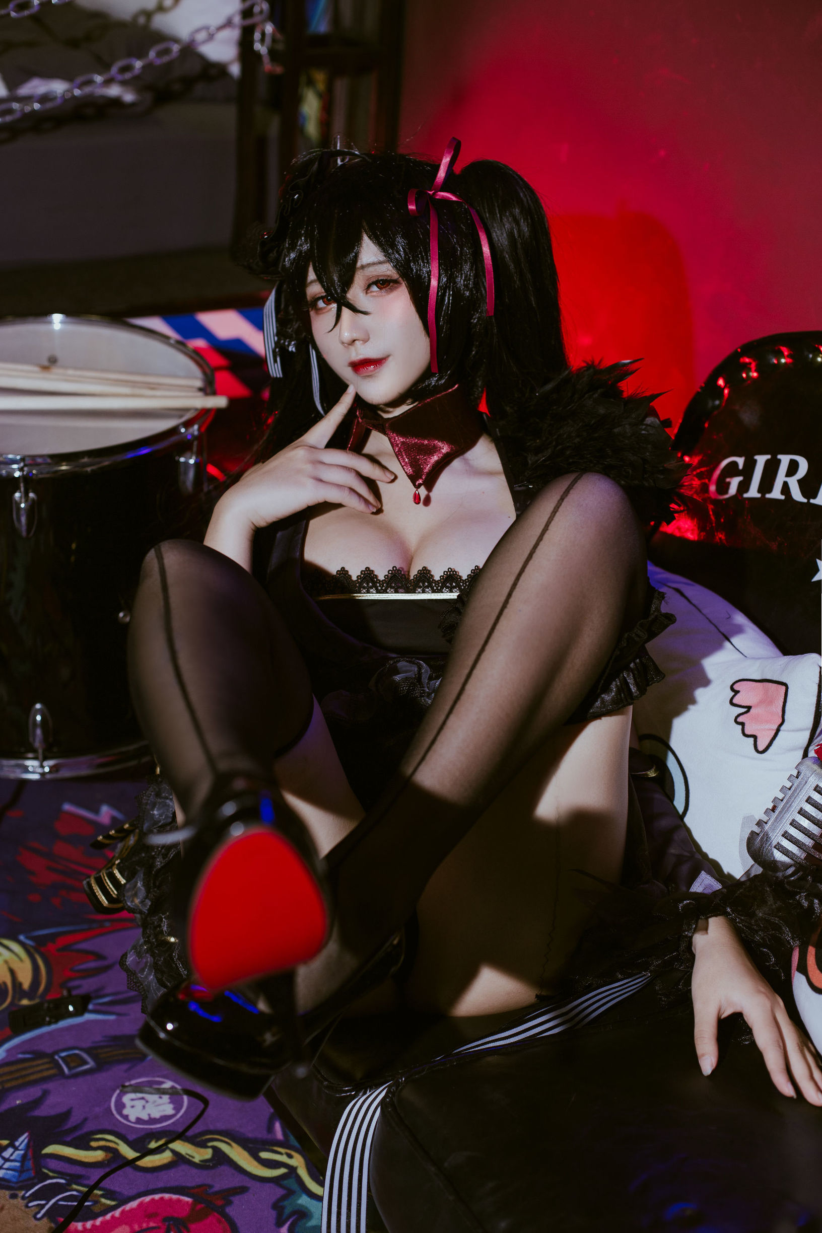 網紅COSER] 動漫博主九曲Jean - 大鳳打歌服