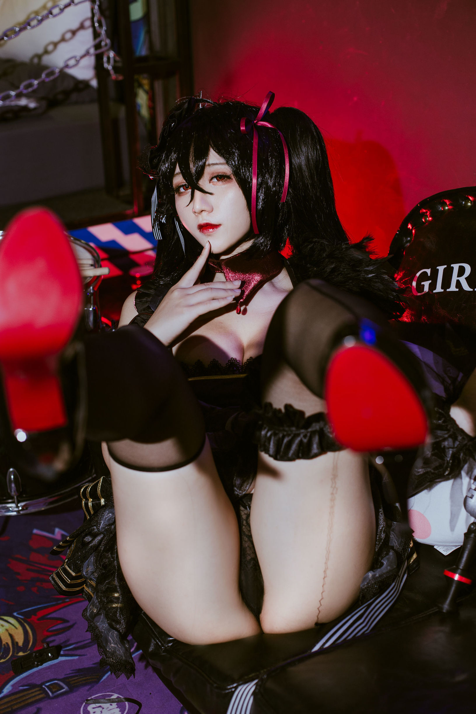 網紅COSER] 動漫博主九曲Jean - 大鳳打歌服