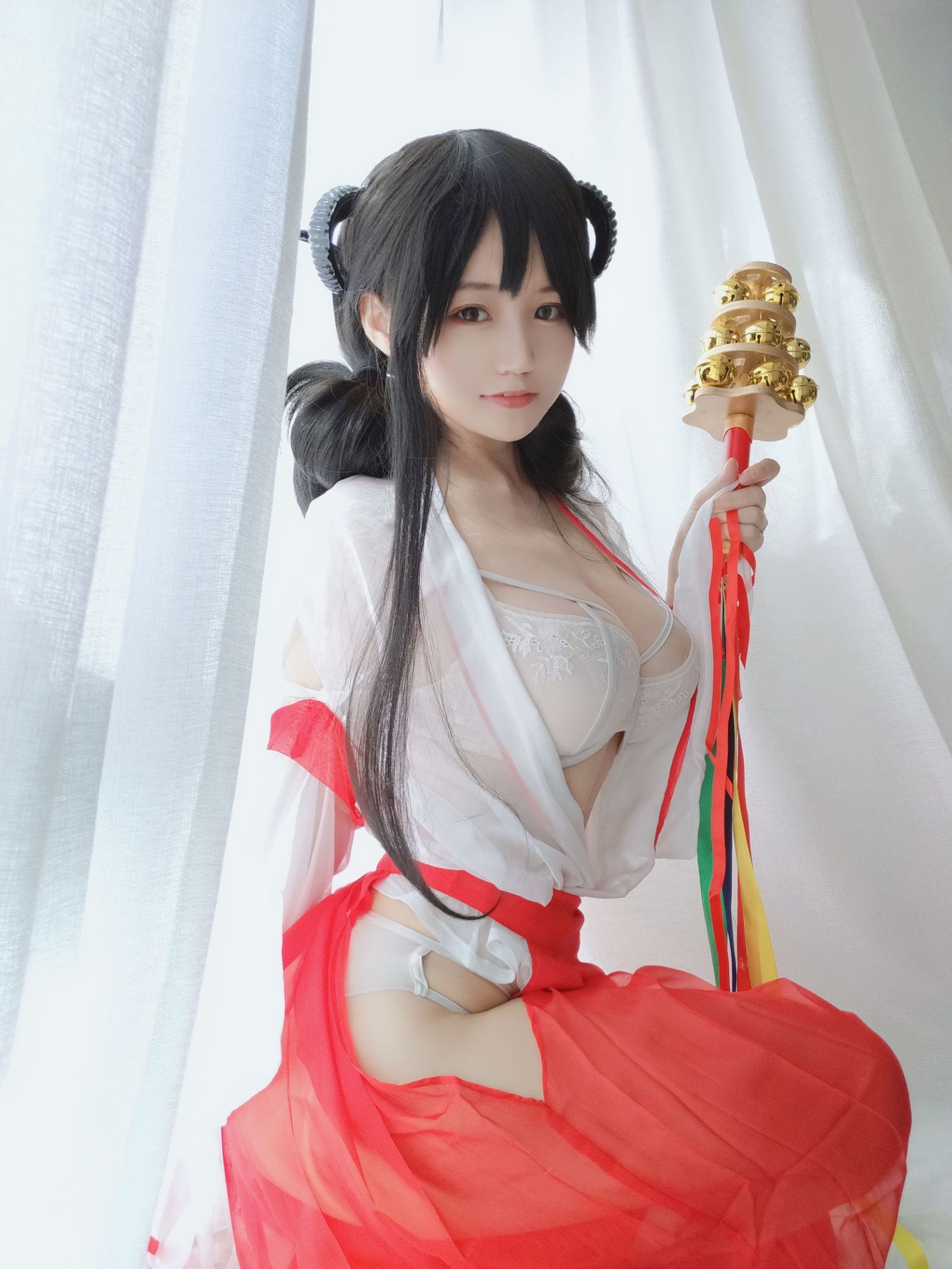 Internet Celebrity Coser] Anime Blogger Ogura Chiyo w - Shrine Maiden