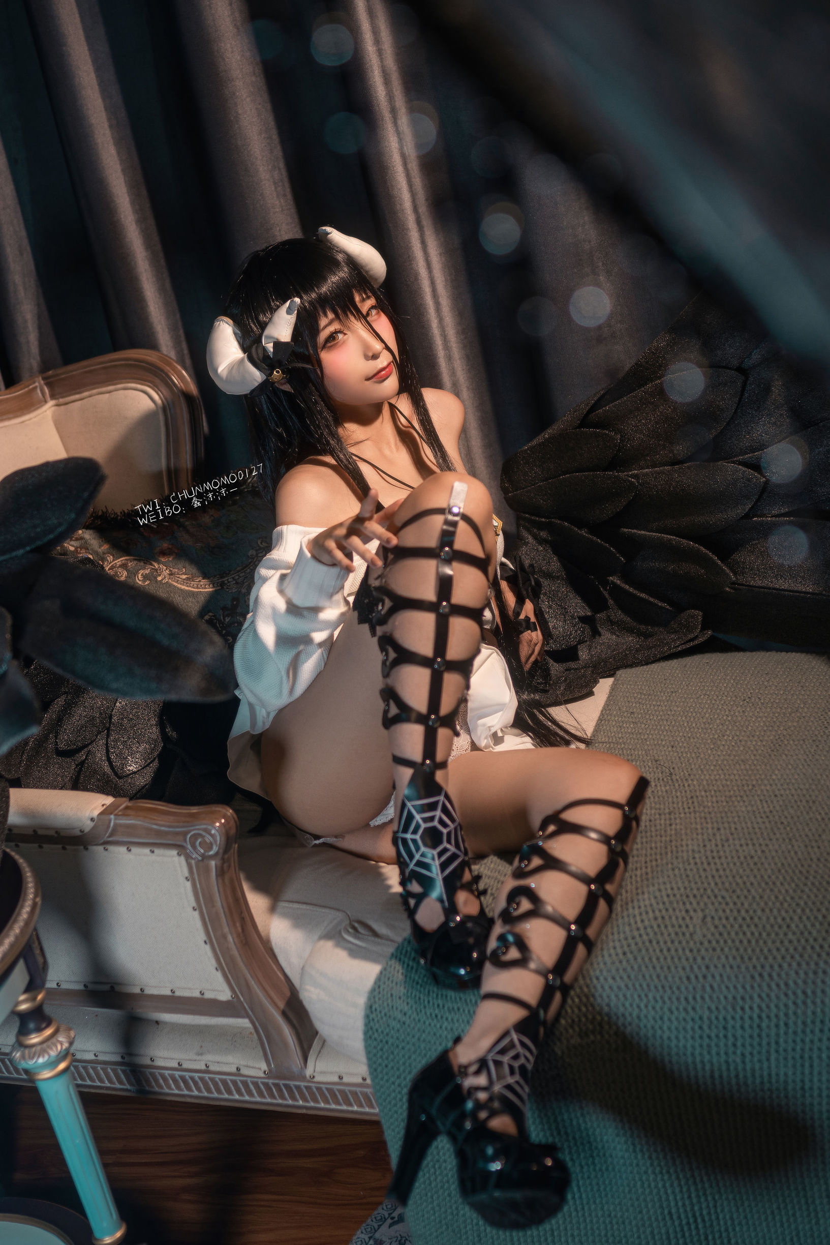 Người nổi tiếng COSER] Blogger anime Stun Mo Mo - Yae Miko Áo len
