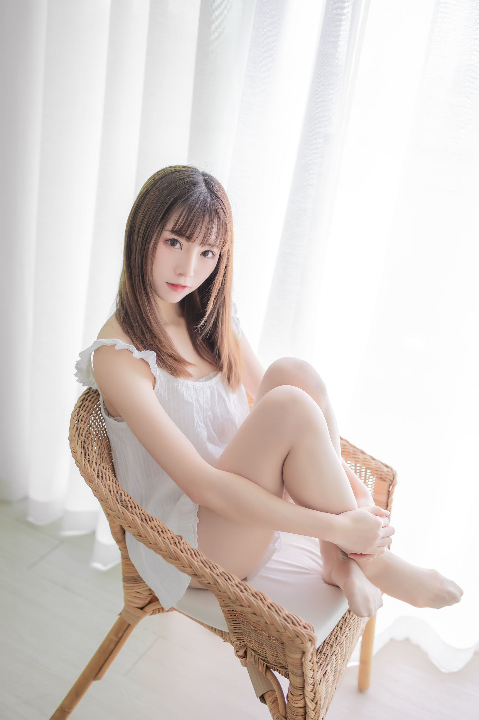ネット紅人COSER] アニメブロガー Kitaro_綺太郎 - 白いパジャマ