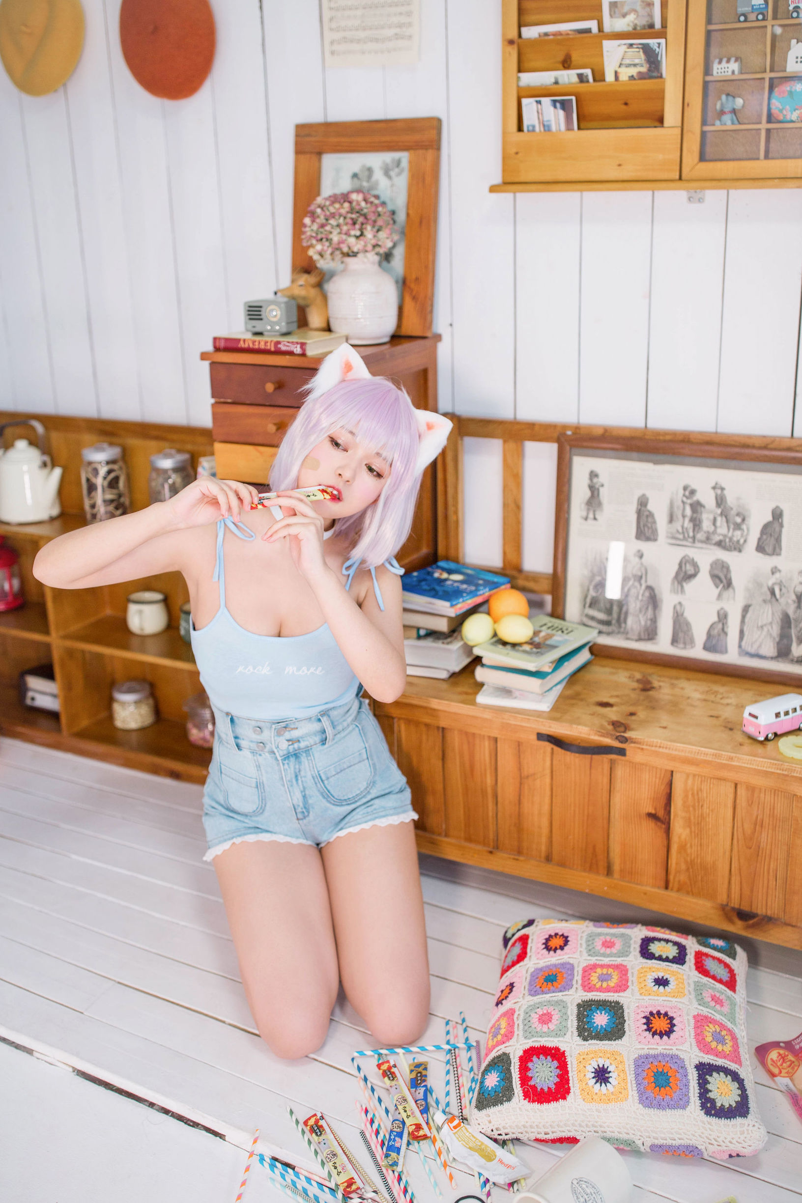 Netizen COSER] Đại Mắt Mông Mại Hắc Miêu Miêu OvO - Lớp học nhỏ về nuôi mèo