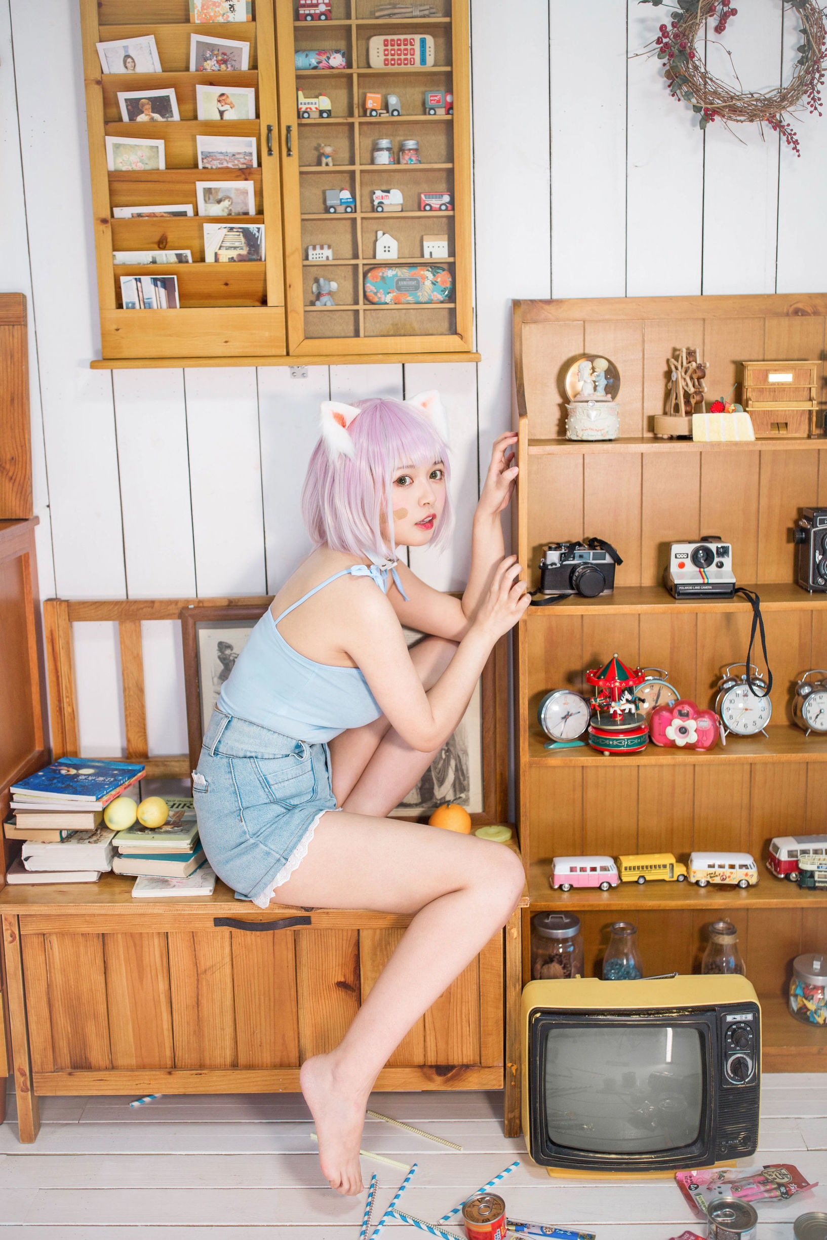 ネット紅COSER] オオメ モウメイ クロネコネコOvO - 猫の飼い方小教室