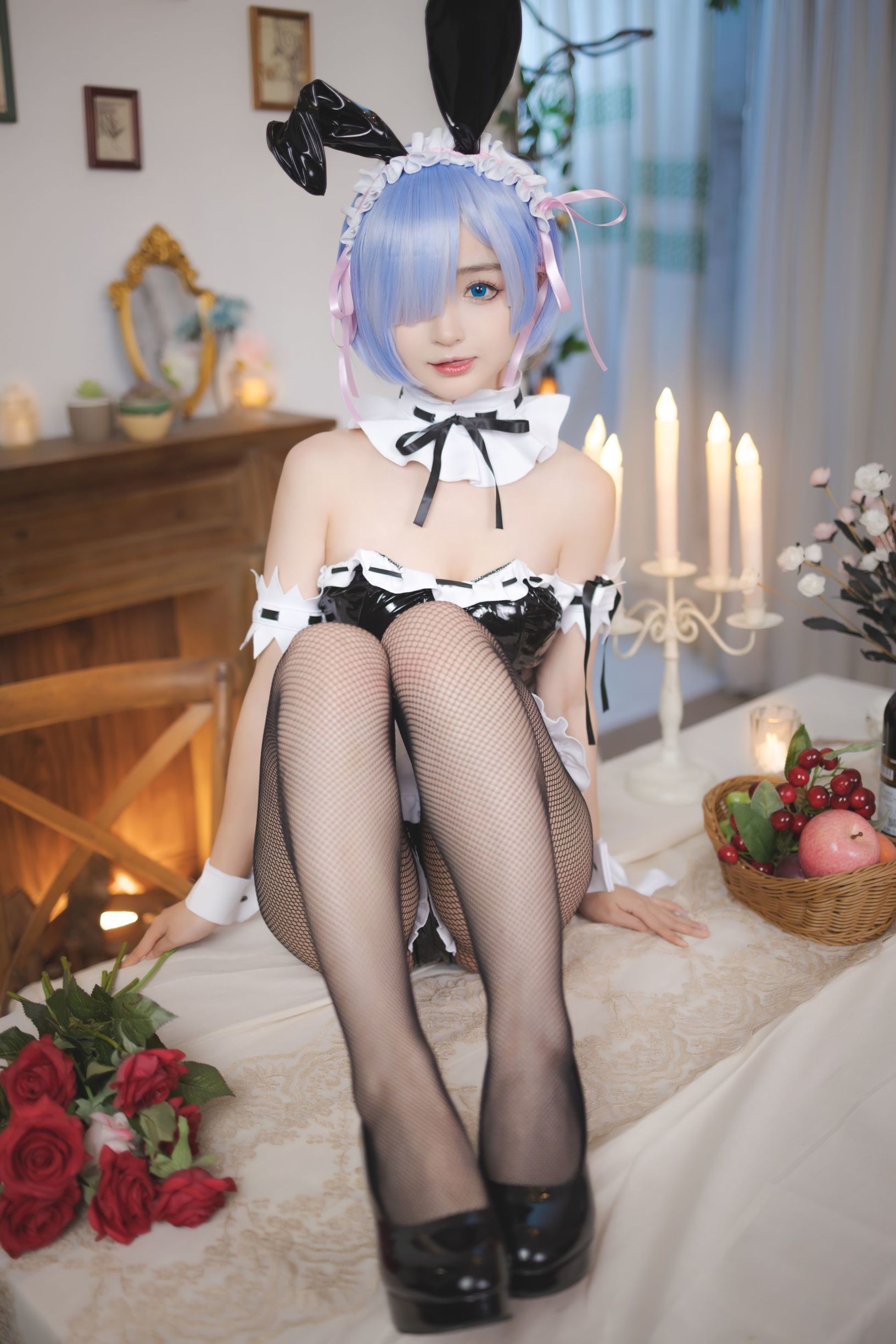 ネット紅人コスプレイヤー] 桜井ニンニン - レム バニーガール
