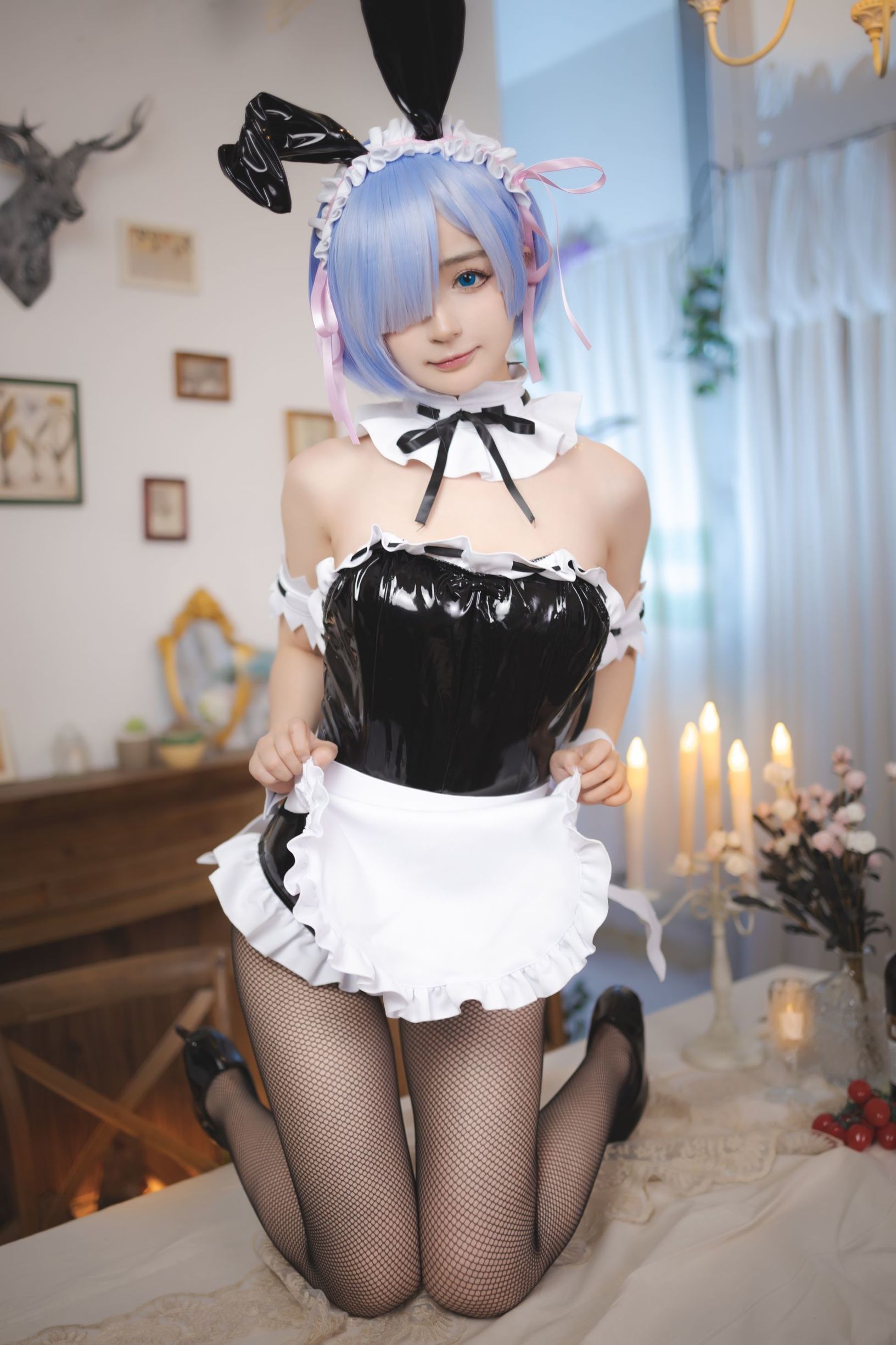 Internet Celebrity Coser] Sakurai Ning Ning - Rem Bunny Girl