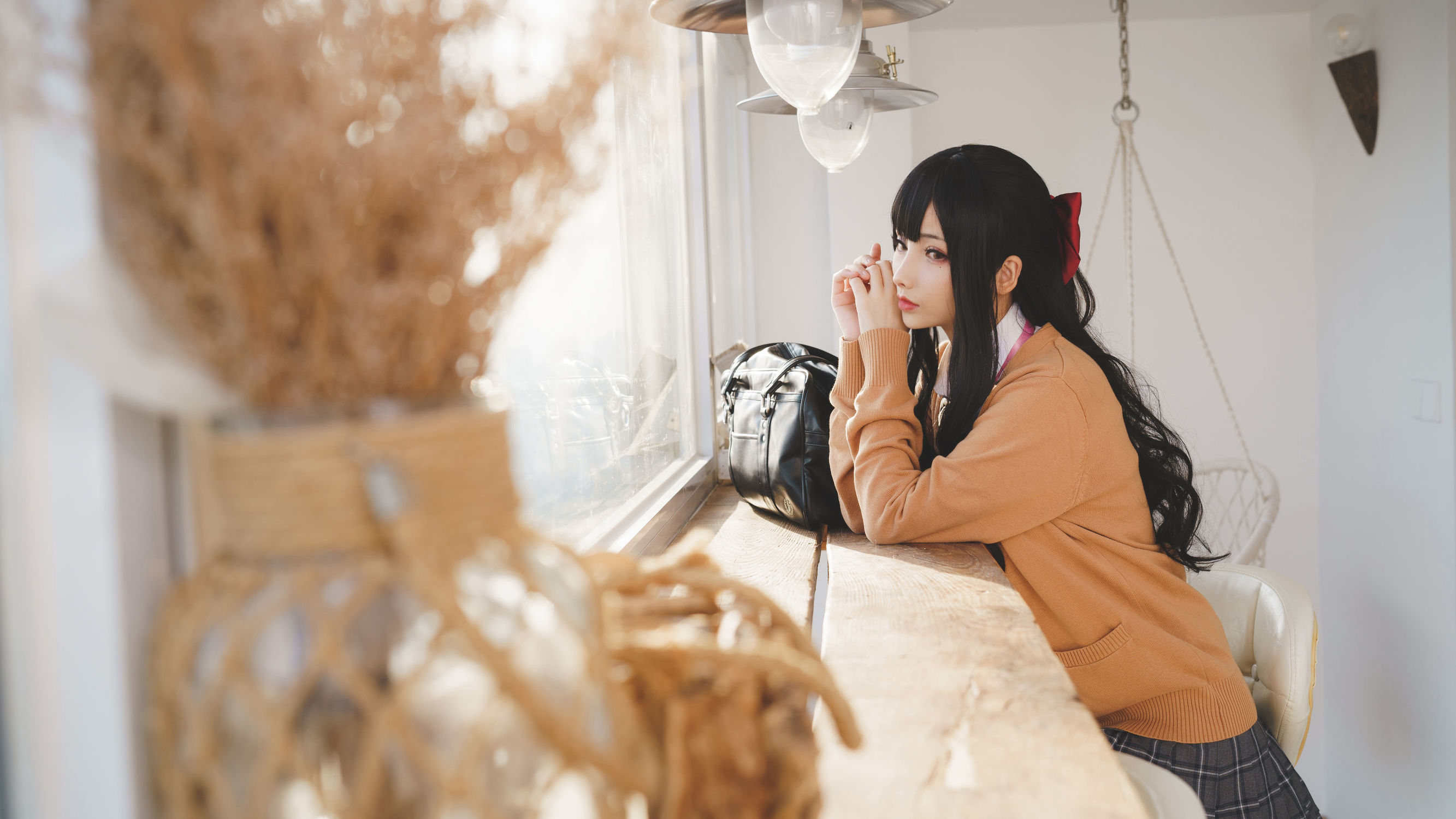 Internet Celebrity COSER] COS Welfare rioko Liang Liang Zi - The Senior After School