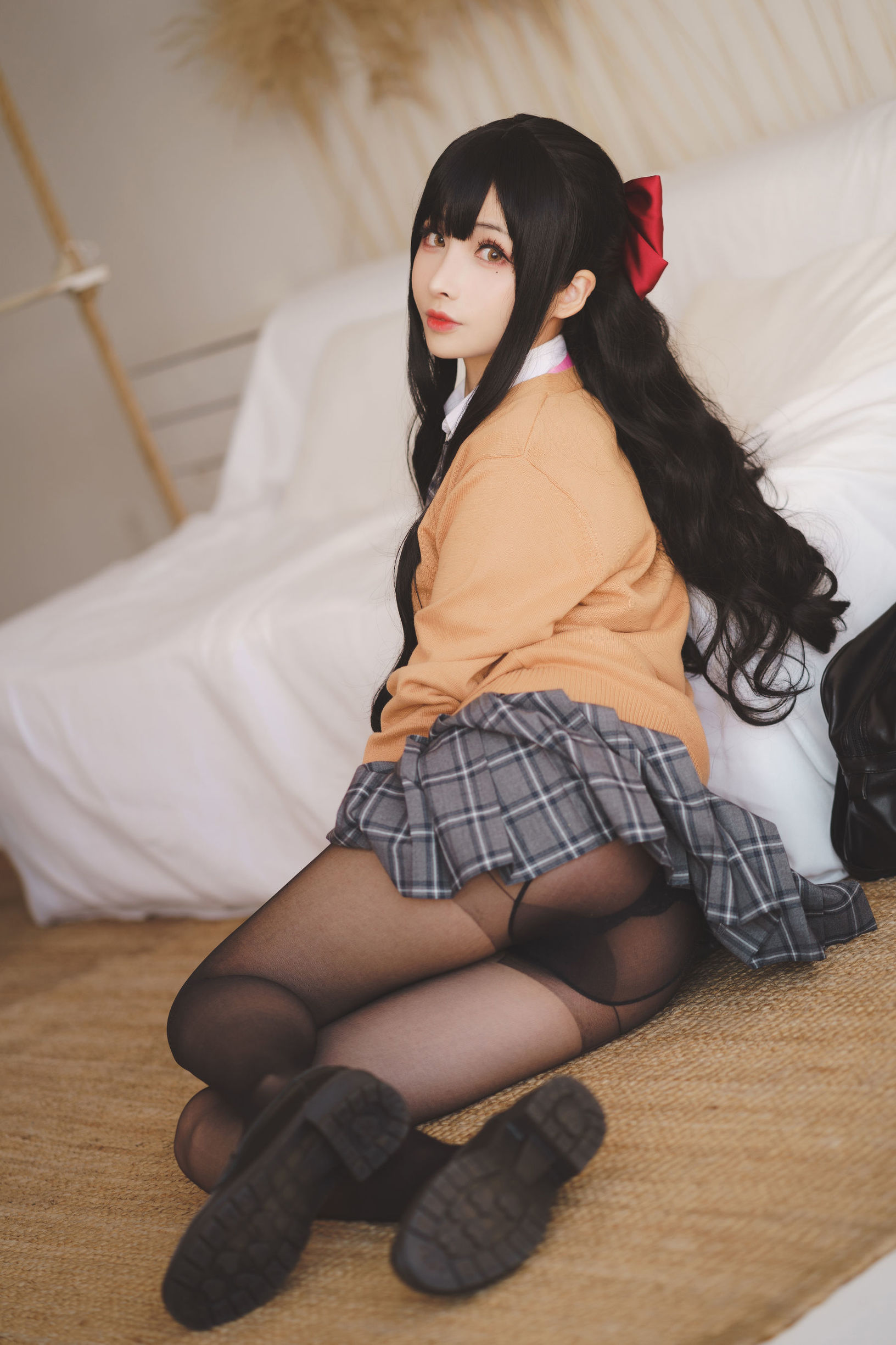 Internet Celebrity COSER] COS Welfare rioko Liang Liang Zi - The Senior After School