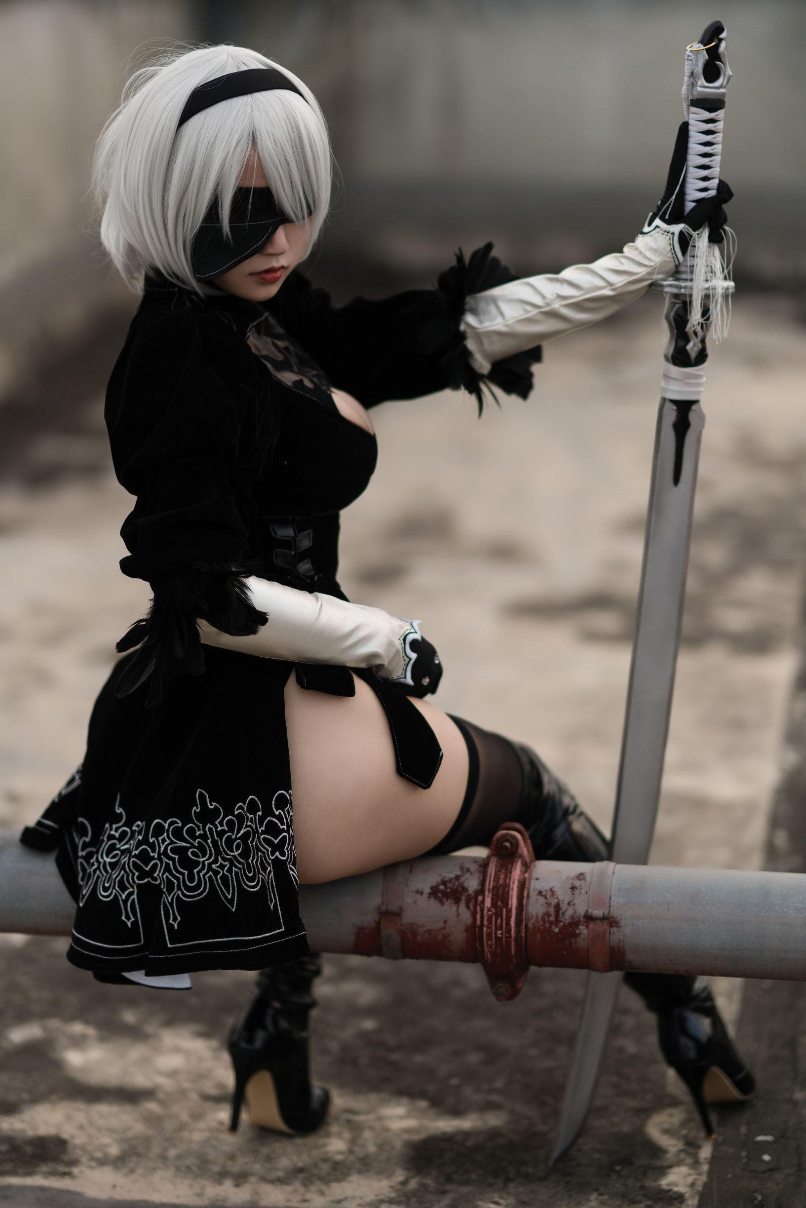 網紅COSER] 動漫博主小倉千代w - 艦長 2B原皮