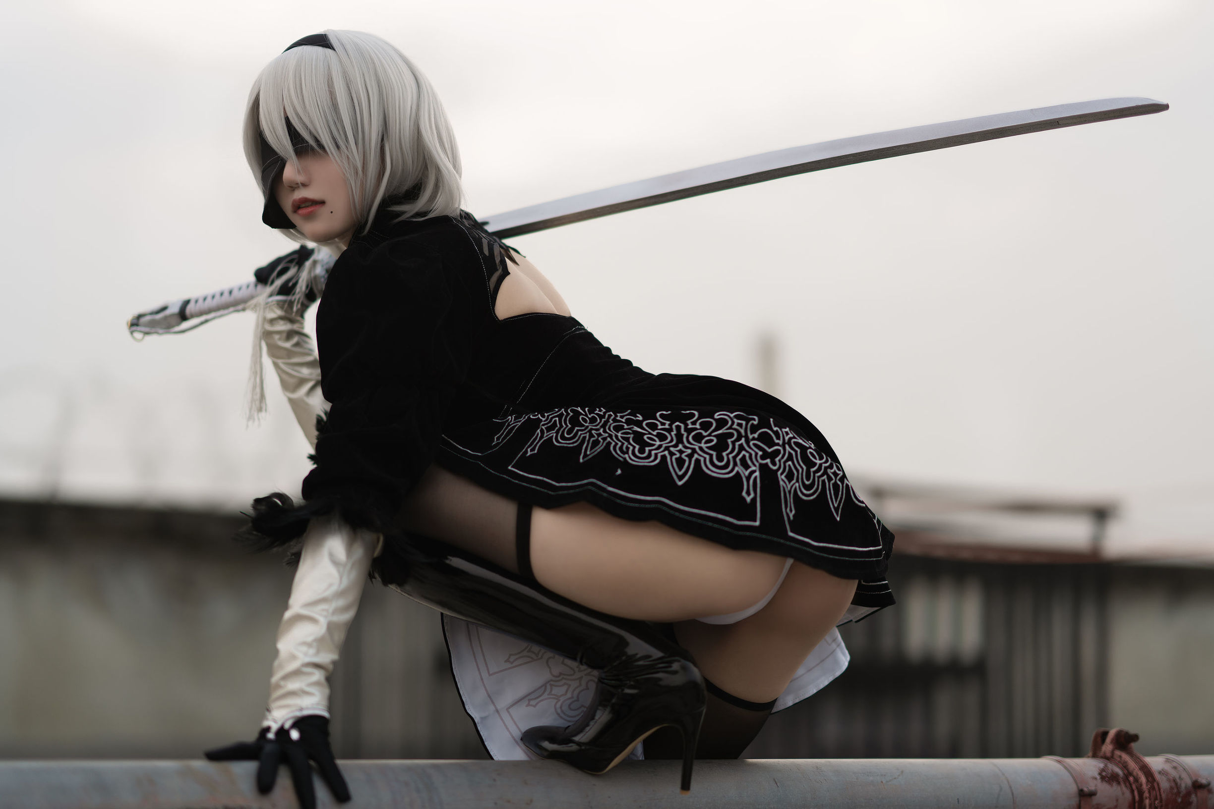 網紅COSER] 動漫博主小倉千代w - 艦長 2B原皮
