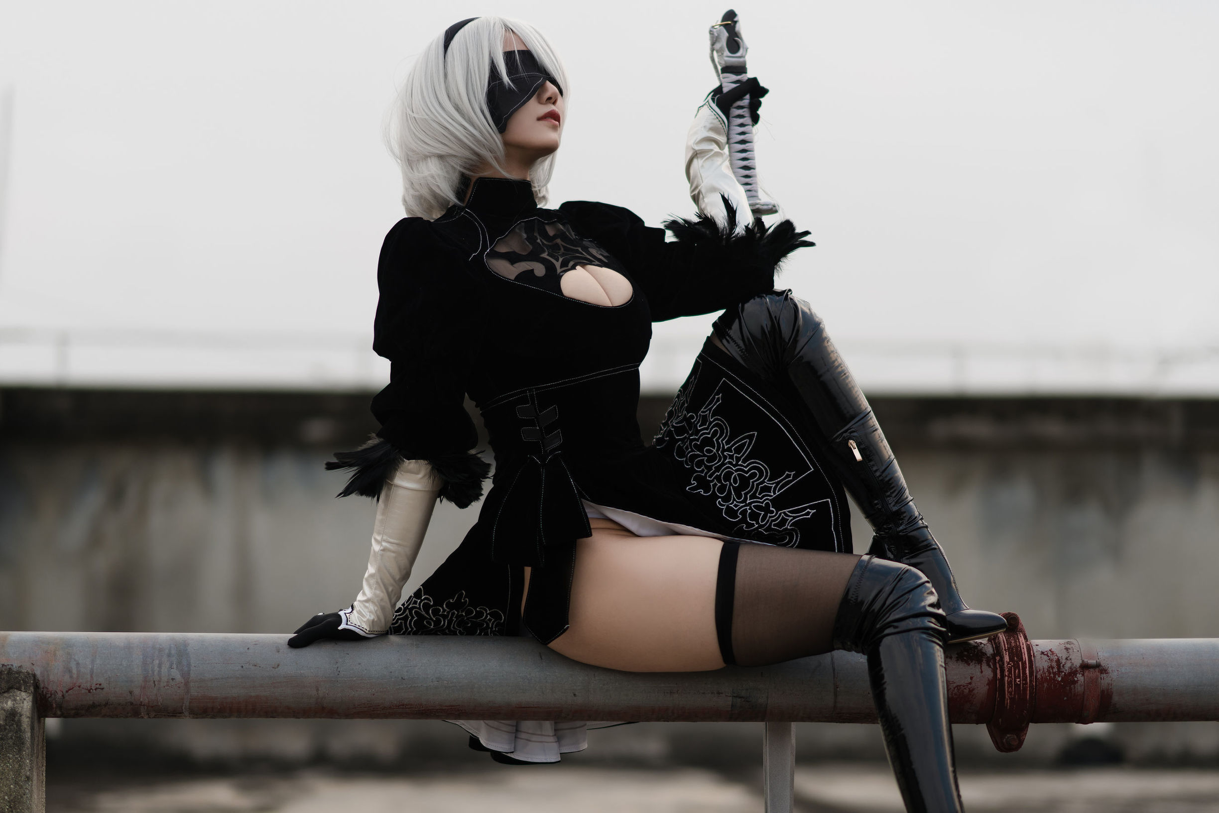 網紅COSER] 動漫博主小倉千代w - 艦長 2B原皮