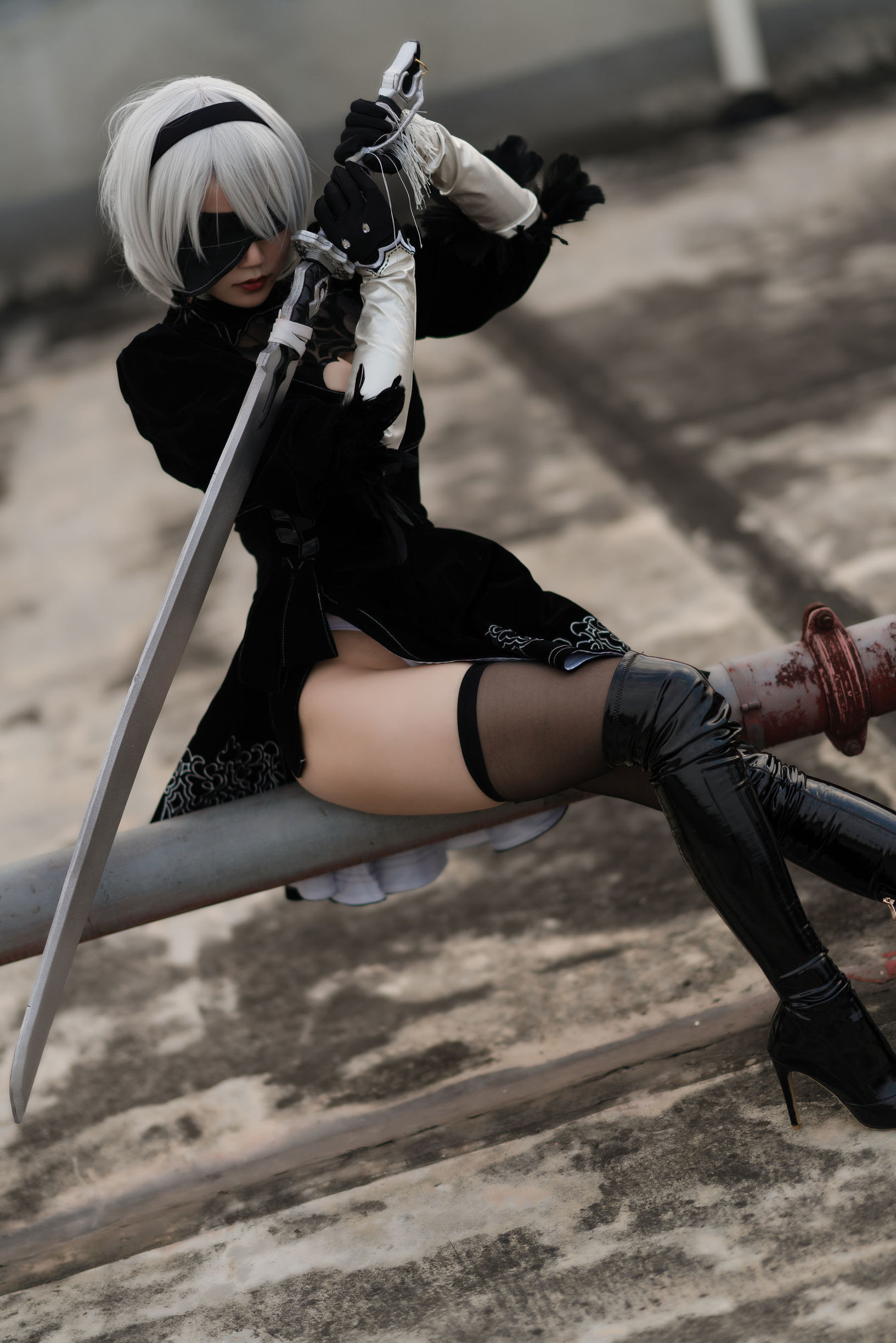 網紅COSER] 動漫博主小倉千代w - 艦長 2B原皮